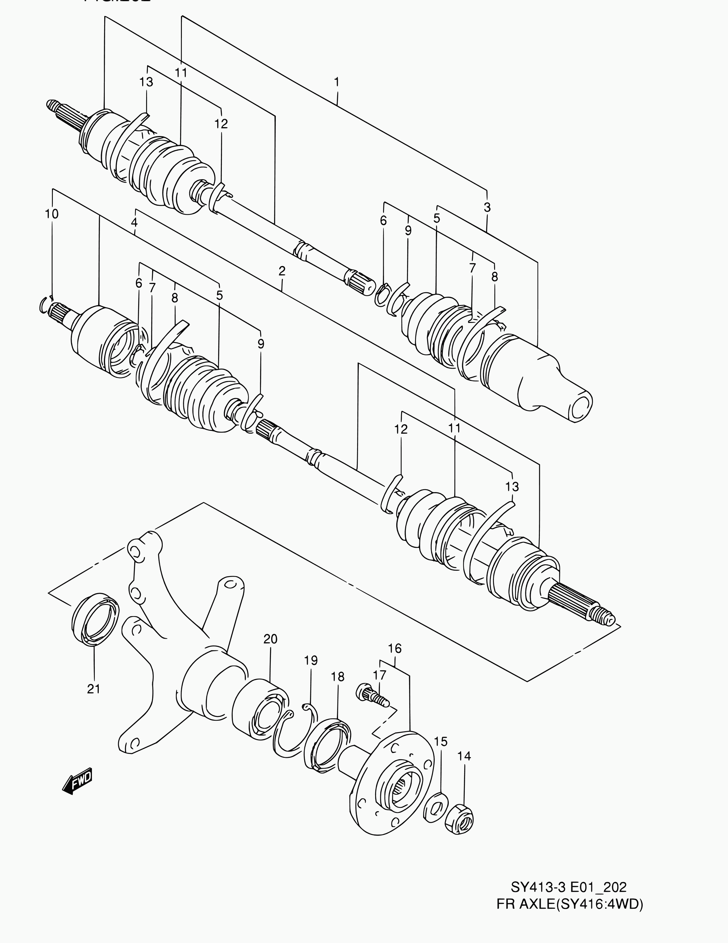 Subaru 09267-40001 - Комплект колесен лагер vvparts.bg