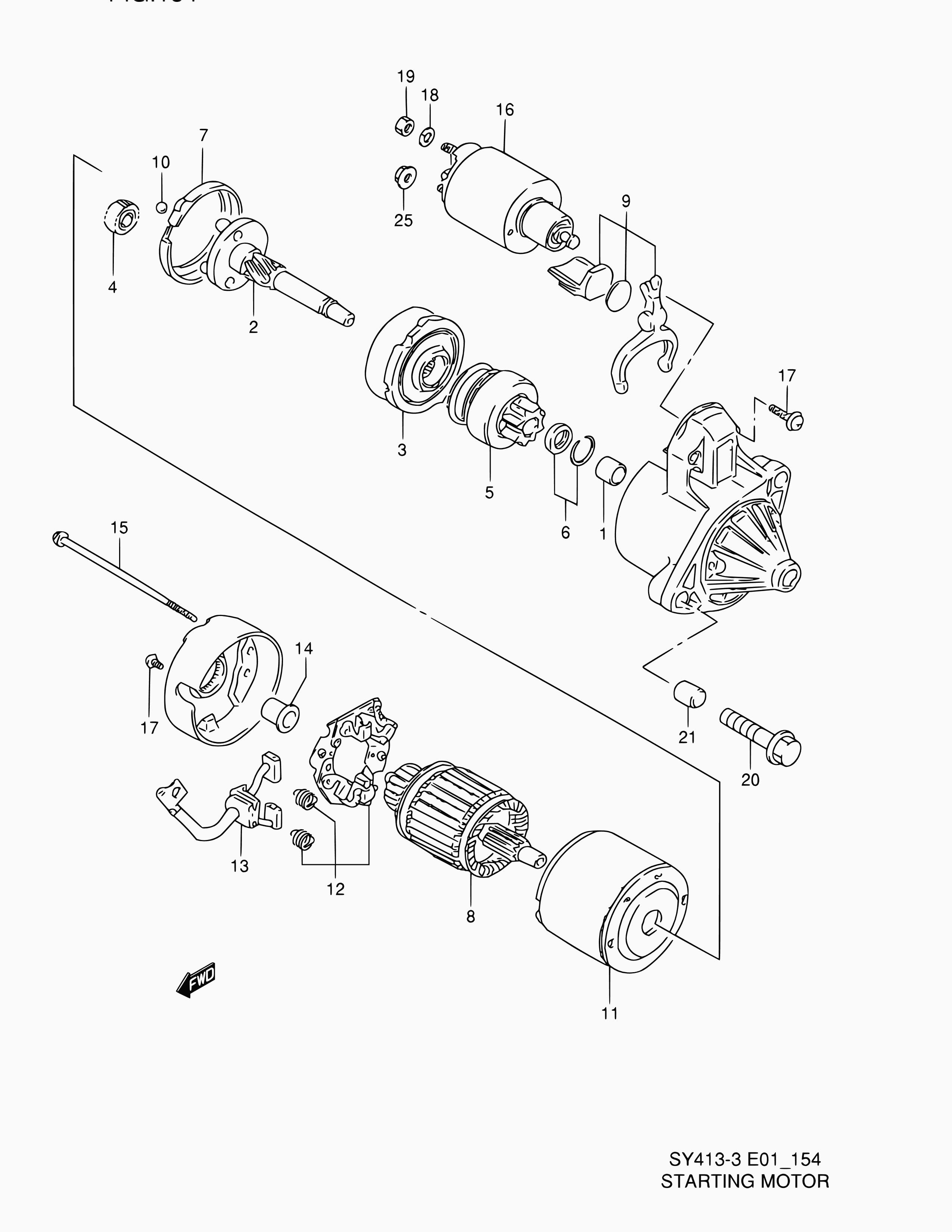 Suzuki 31100-86033 - Стартер vvparts.bg