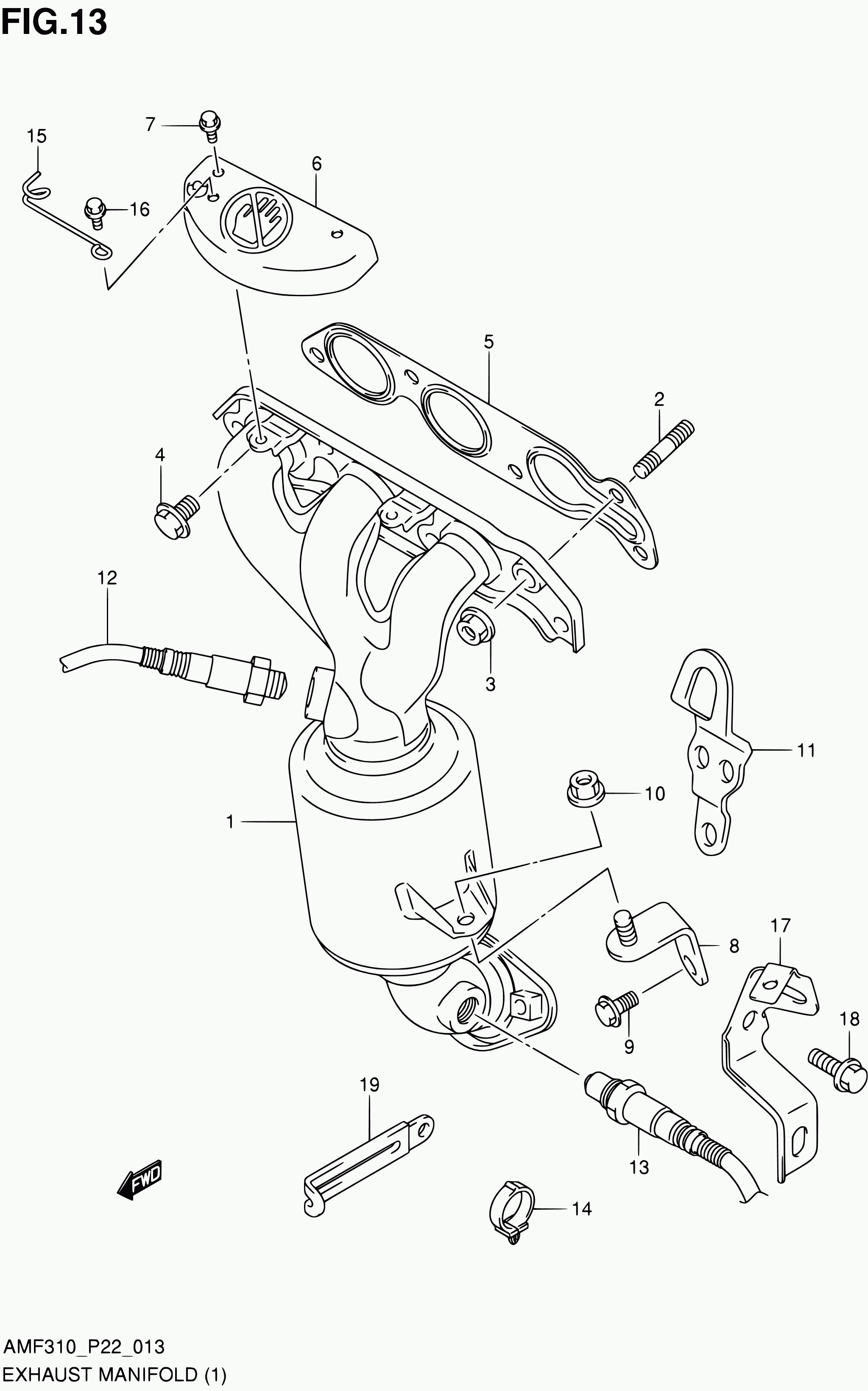 Suzuki 18213M68KA0 - Ламбда-сонда vvparts.bg