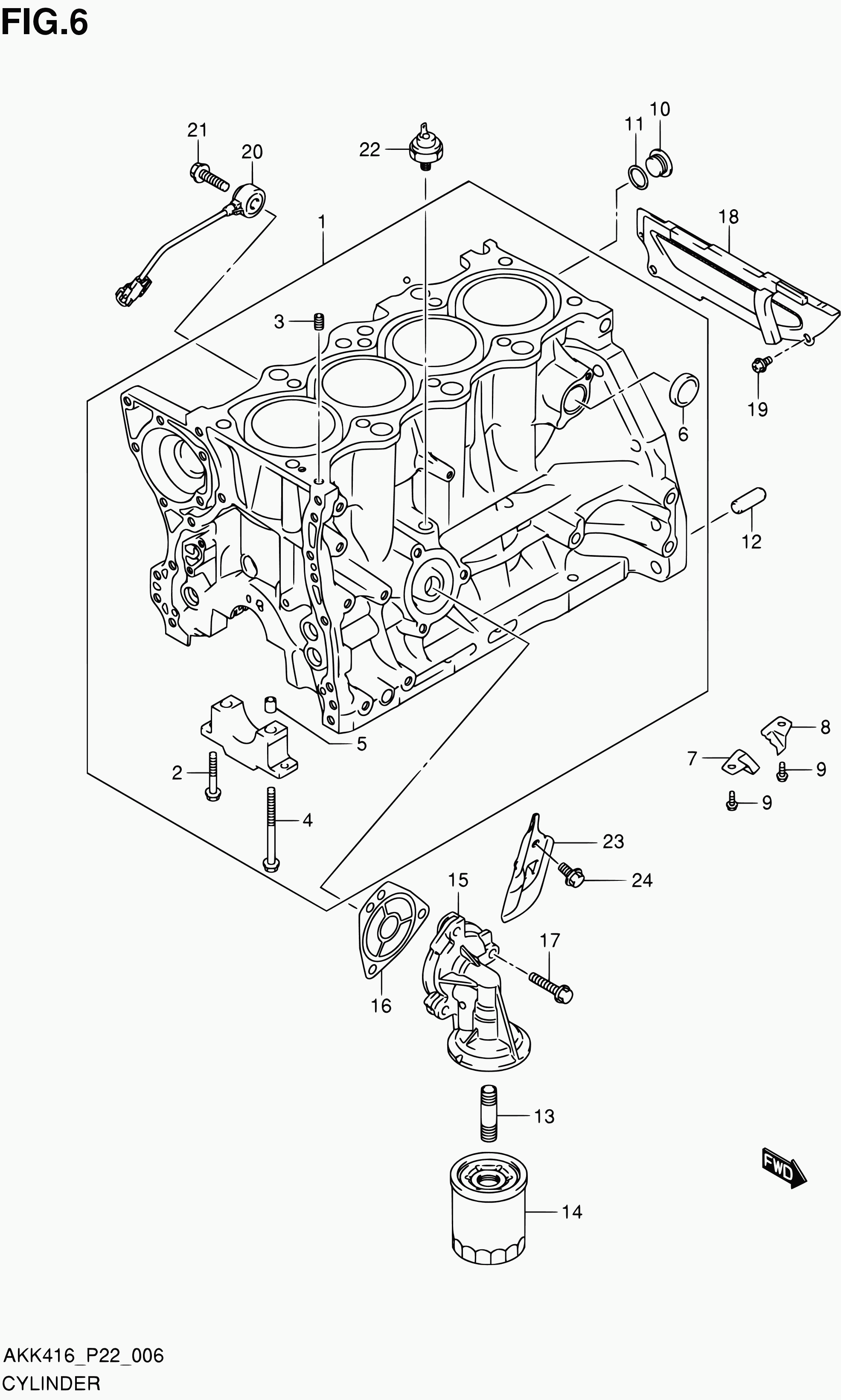 Suzuki 16510-61A31 - Маслен филтър vvparts.bg