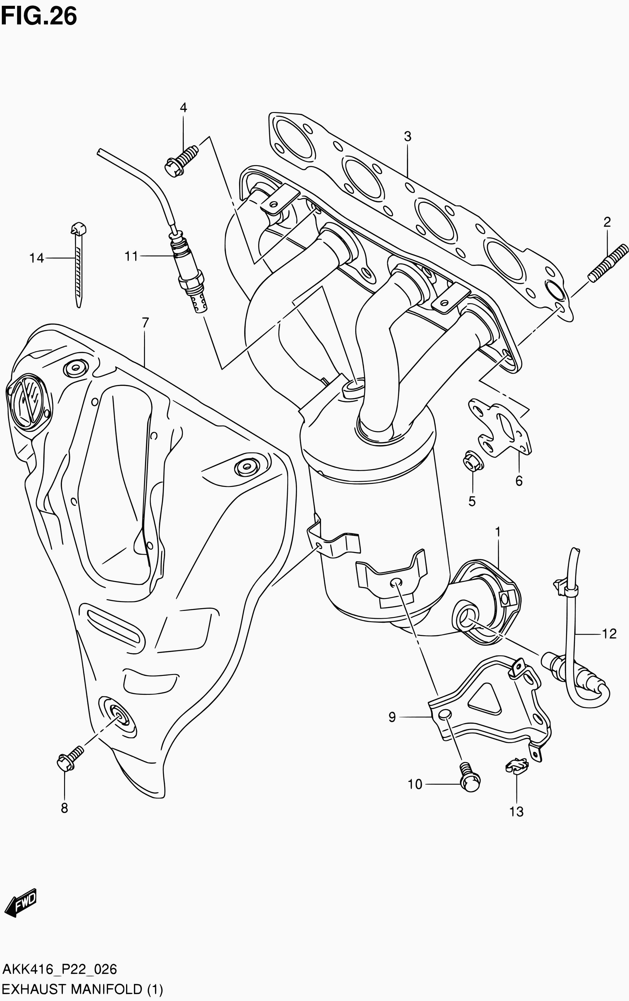 Suzuki 18213 54LB0 - Ламбда-сонда vvparts.bg