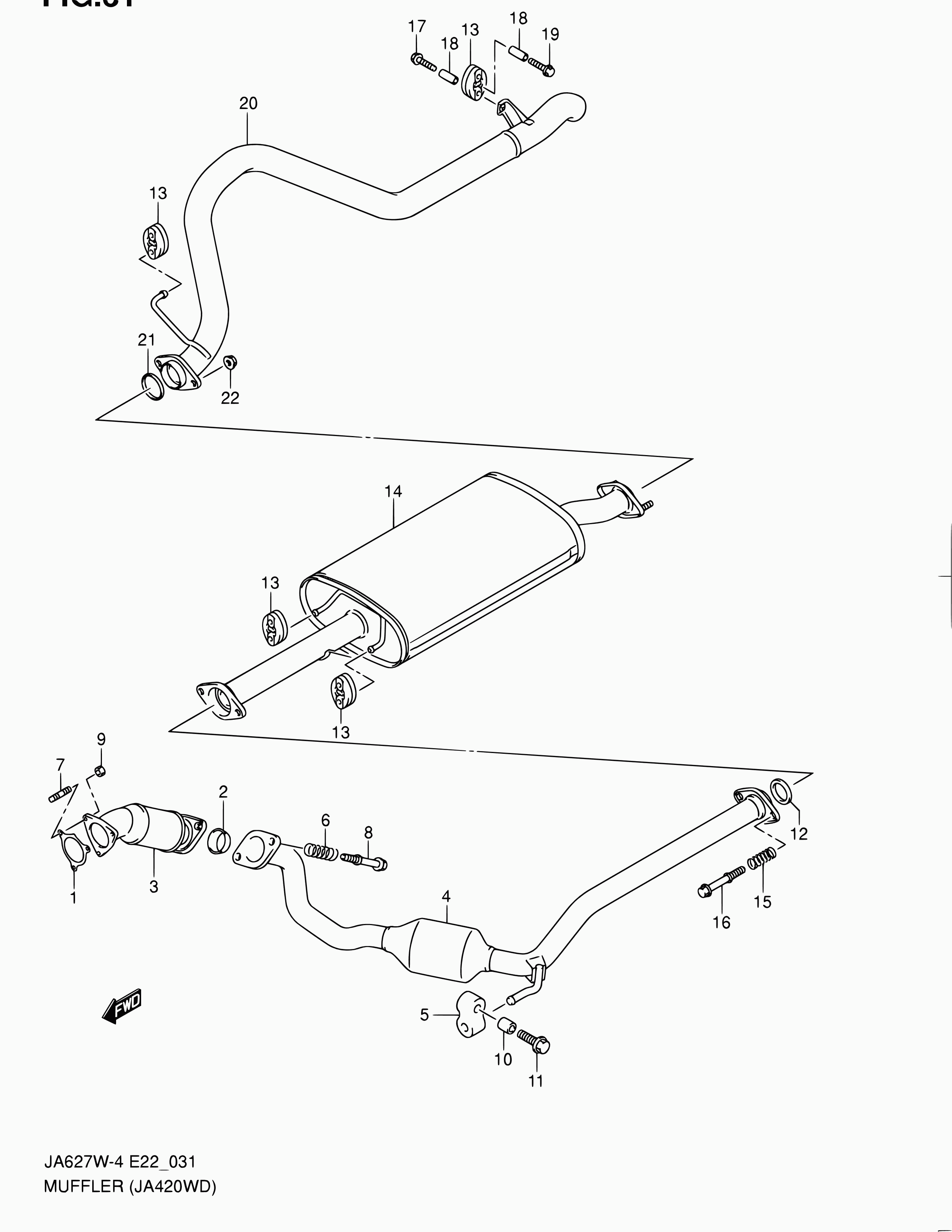 Suzuki 14184-67D00 - Уплътнение, изпускателни тръби vvparts.bg