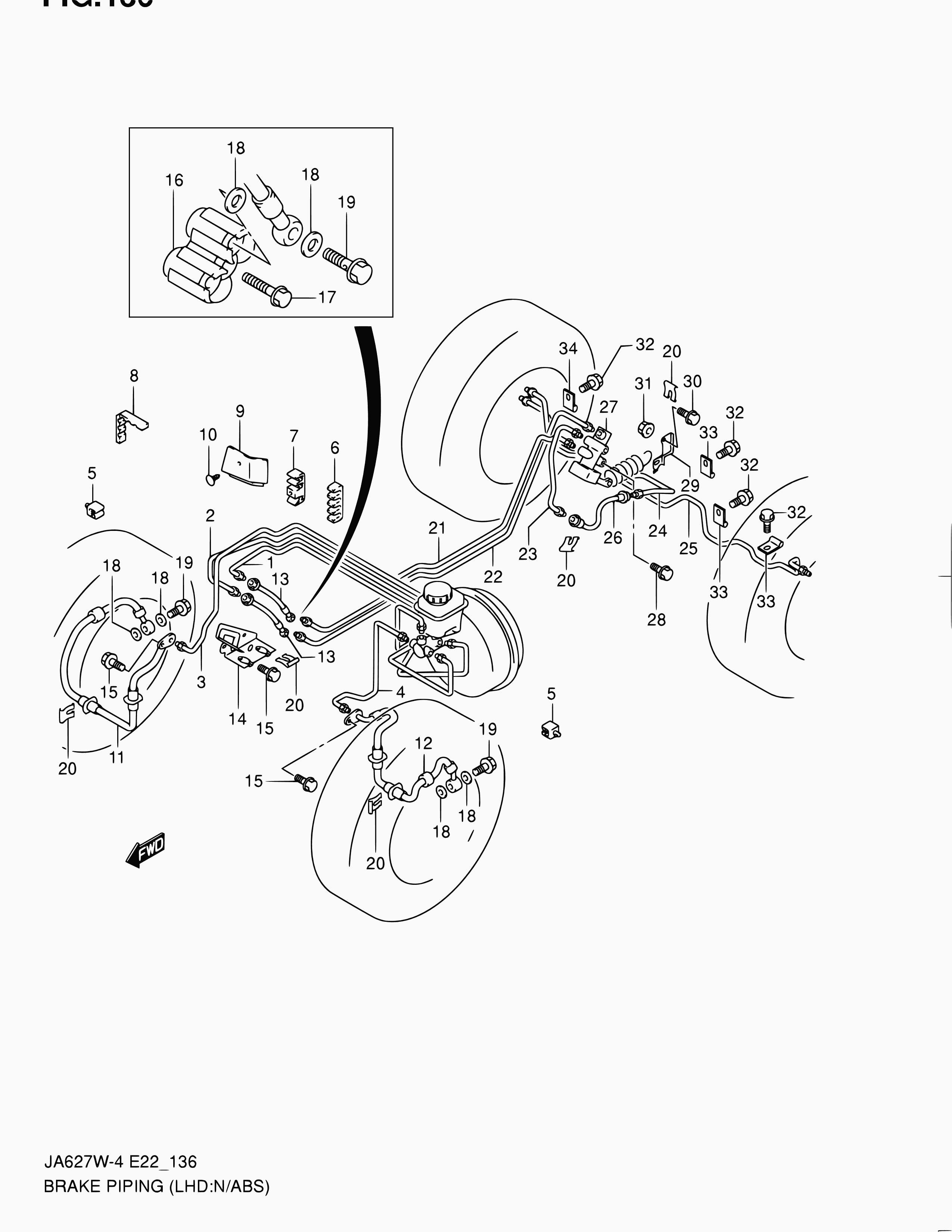 Suzuki 51560-65D00 - Спирачен маркуч vvparts.bg