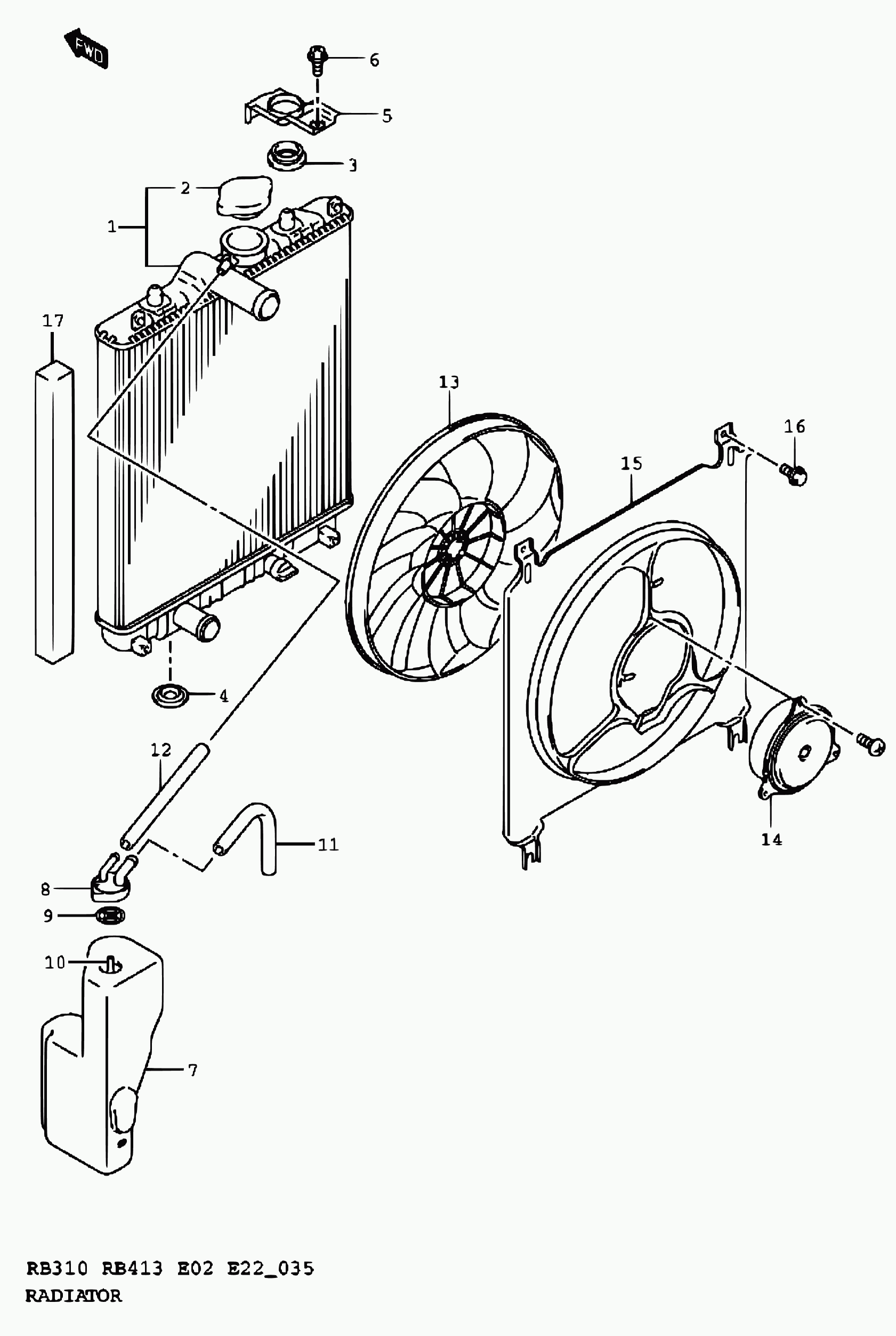 TOFAS 17920-83E00 - Капачка, радиатор vvparts.bg