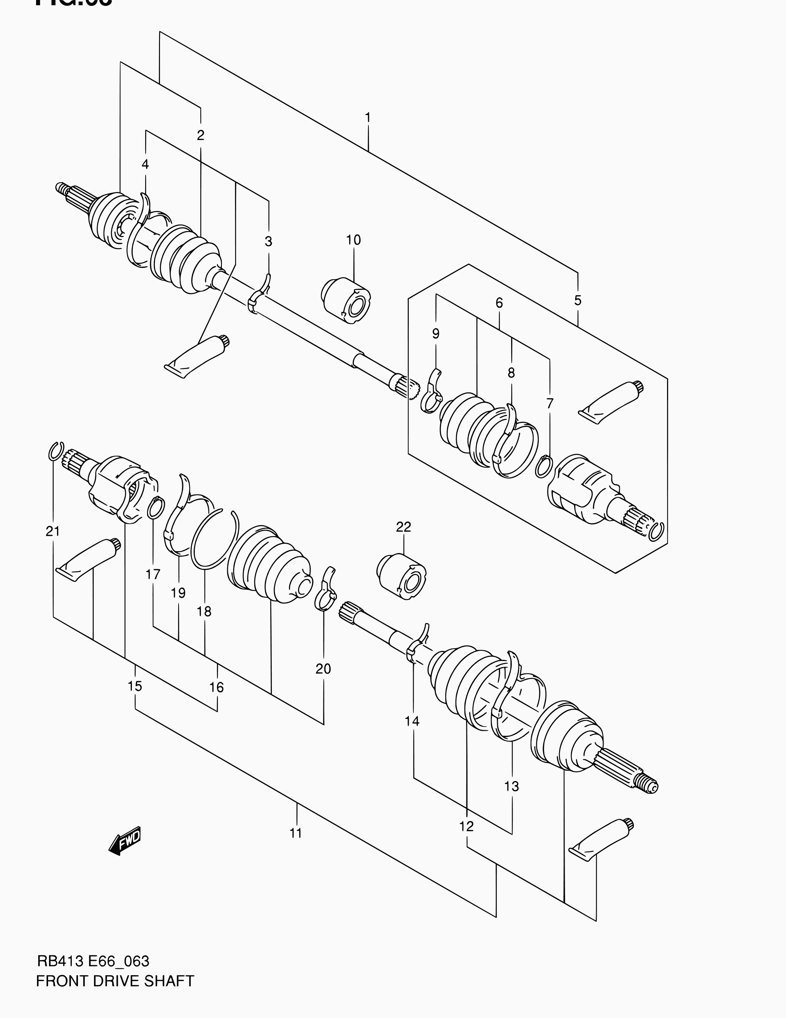 Suzuki 44118-83E50 - Маншон, полуоска vvparts.bg