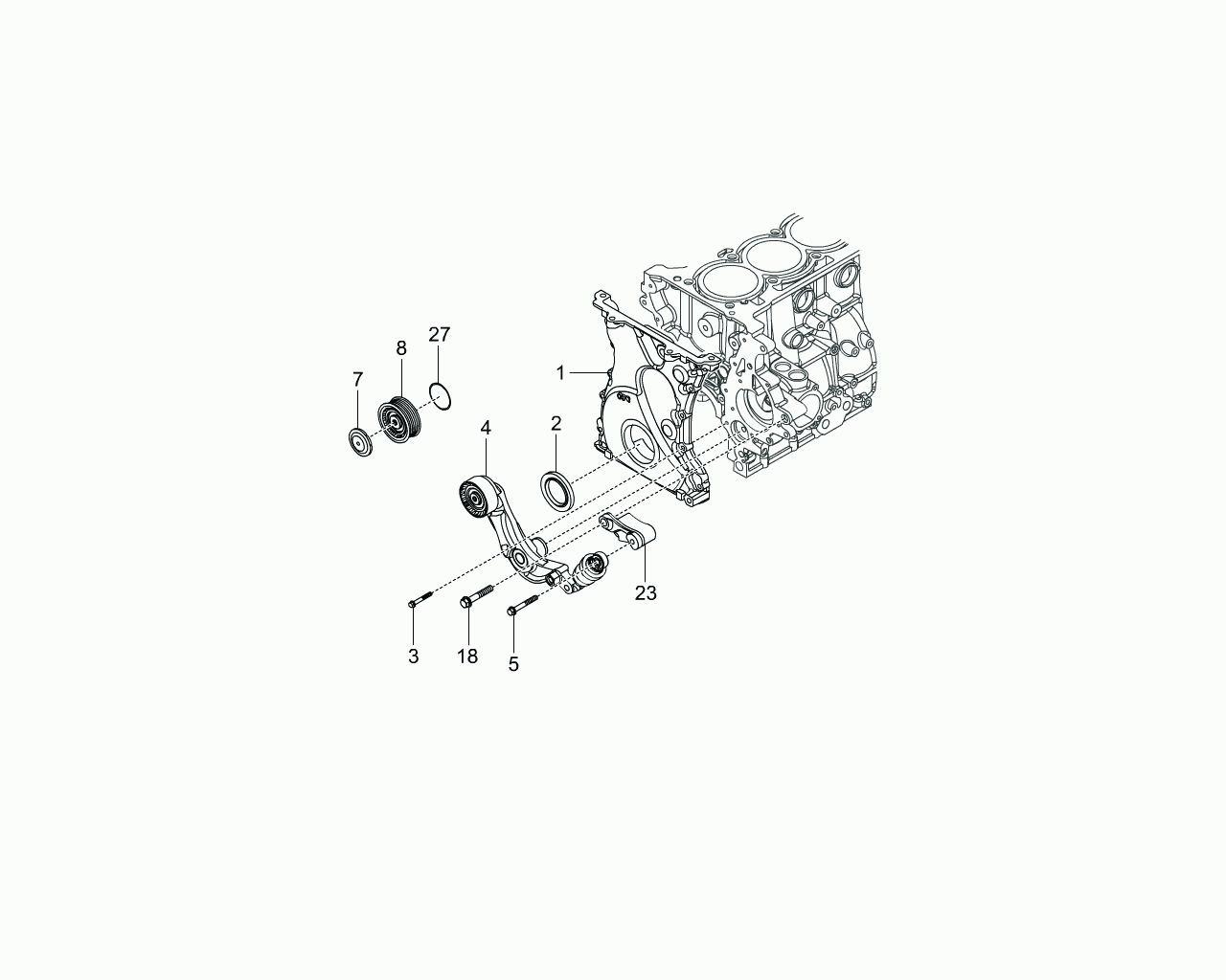 YUGO 6652003170 - Ремъчен обтегач, пистов ремък vvparts.bg