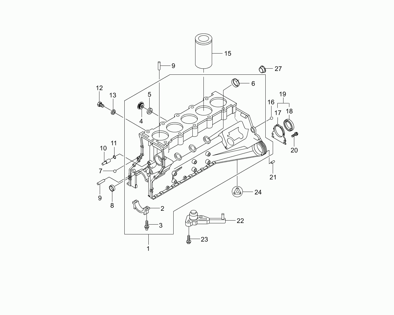 DAEWOO 6619973047 - Уплътнителен пръстен, пробка за източване на маслото vvparts.bg