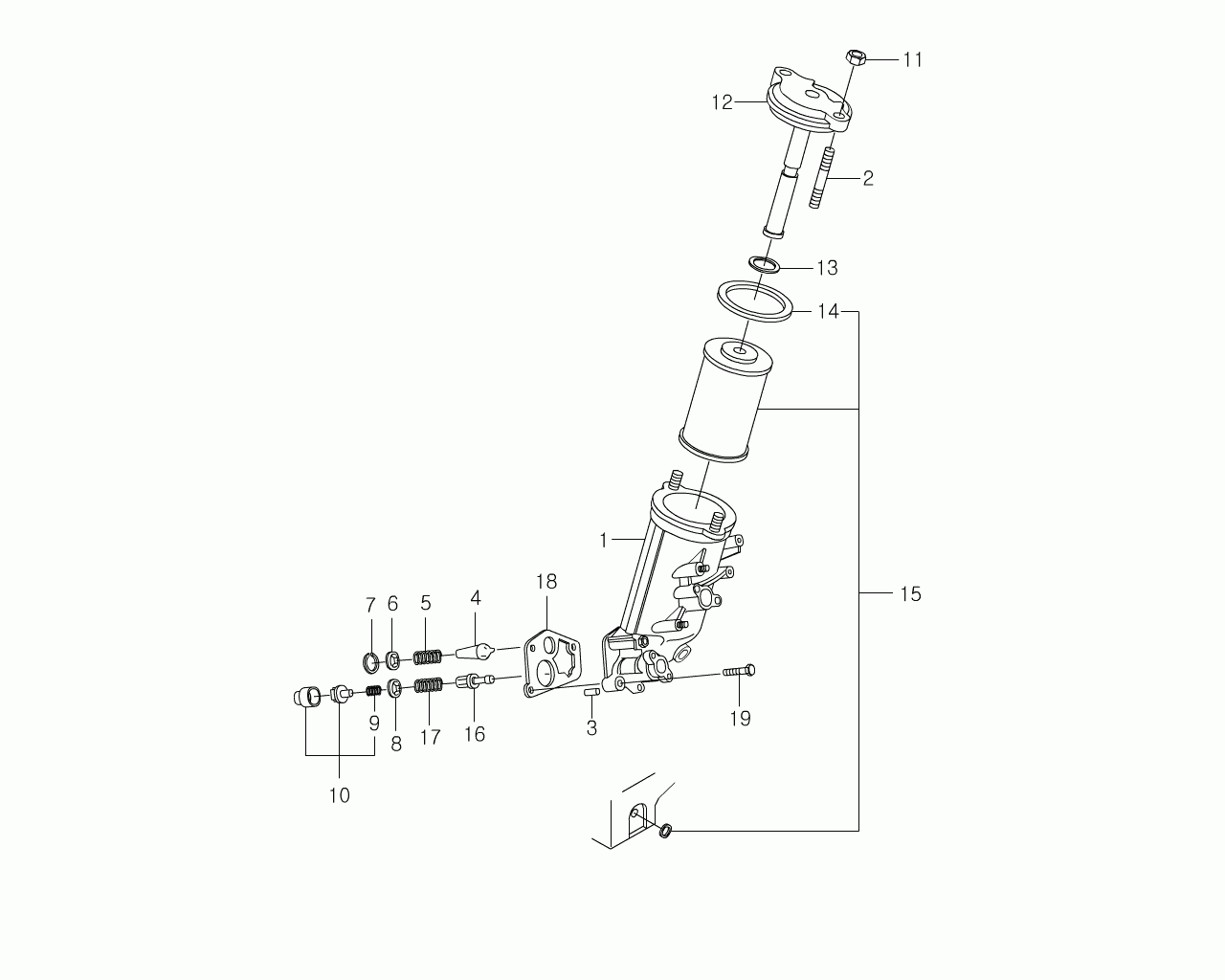 DAEWOO 6611803409 - Маслен филтър vvparts.bg