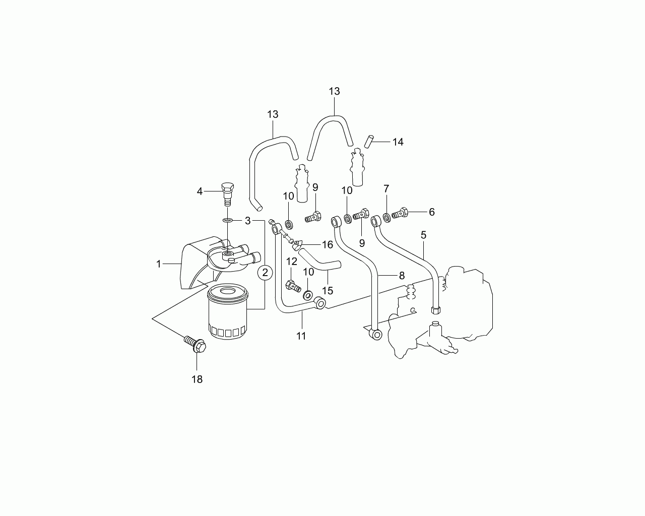 DAEWOO 6610903055 - Горивен филтър vvparts.bg