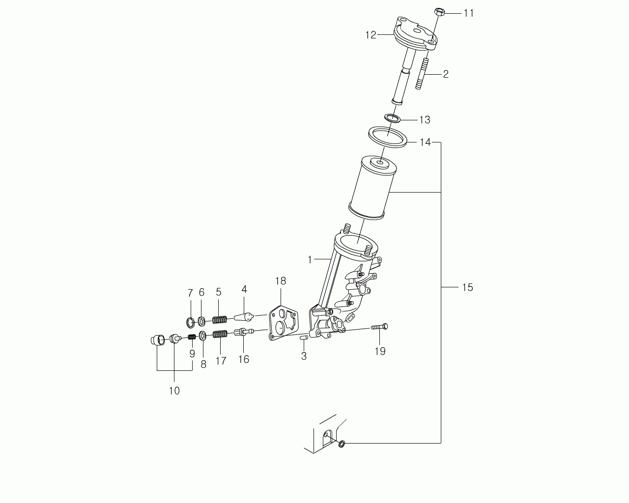 Ssangyong 6611803009 - Маслен филтър vvparts.bg