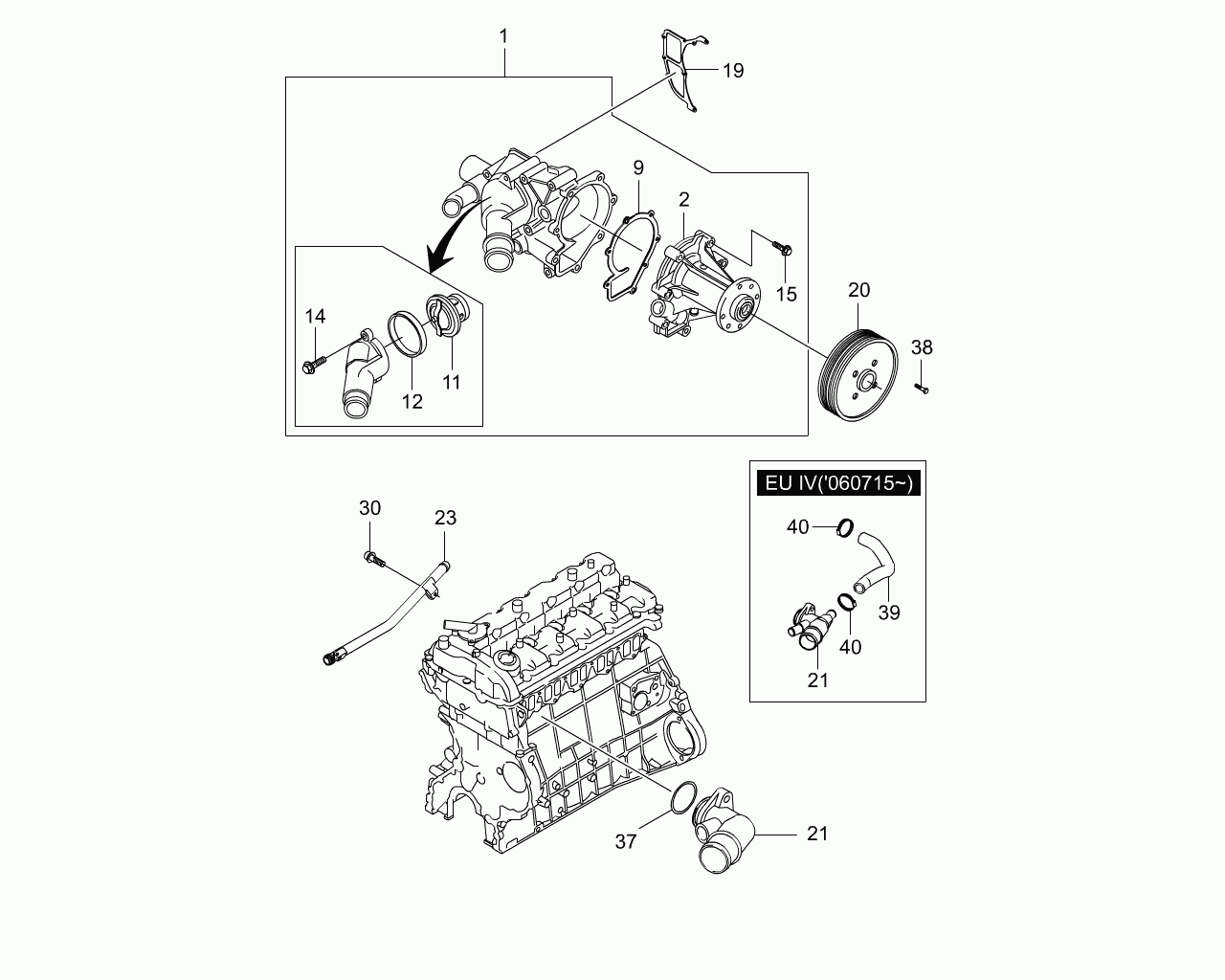 Mercedes-Benz 606 203 02 75 - Термостат, охладителна течност vvparts.bg