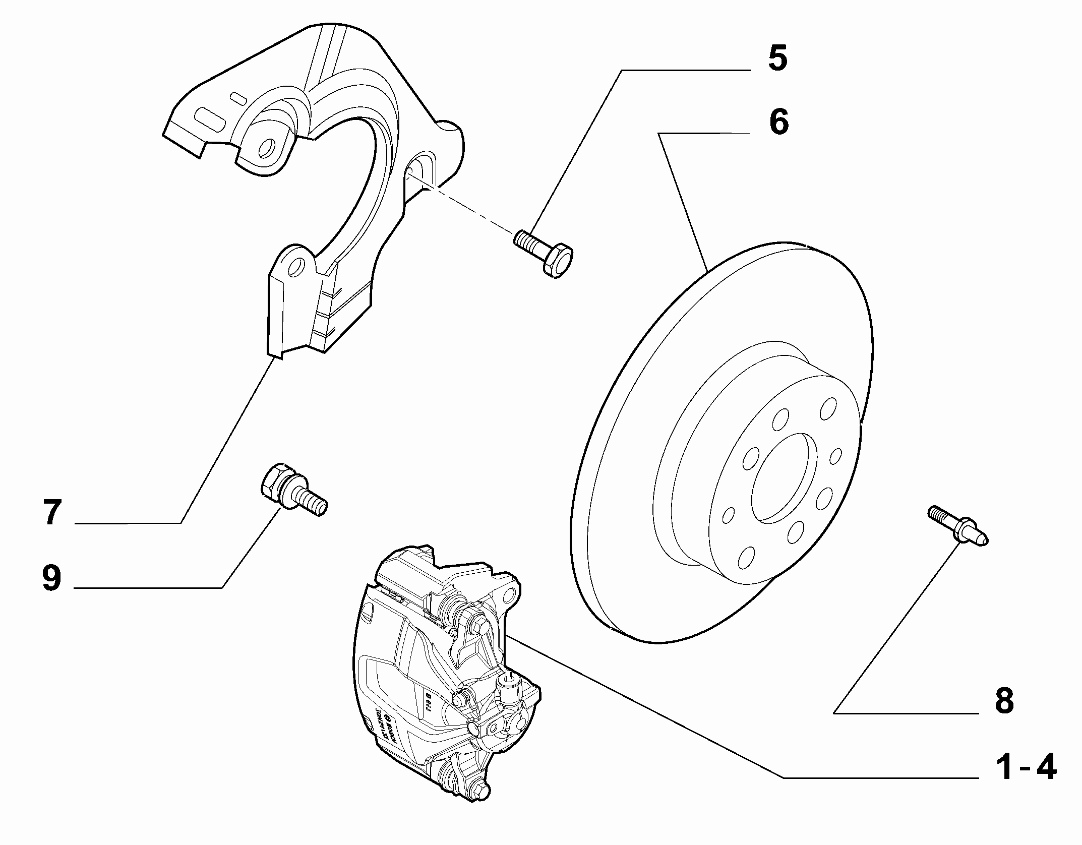 FIAT 46401356 - Спирачен диск vvparts.bg