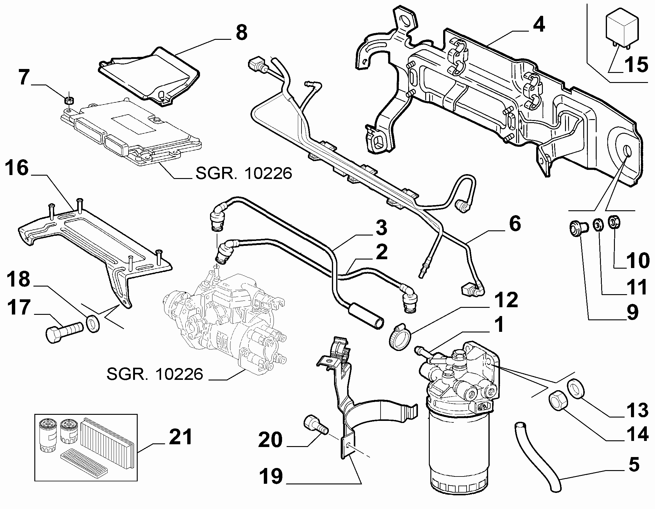 Alfa Romeo 51773591 - Горивен филтър vvparts.bg