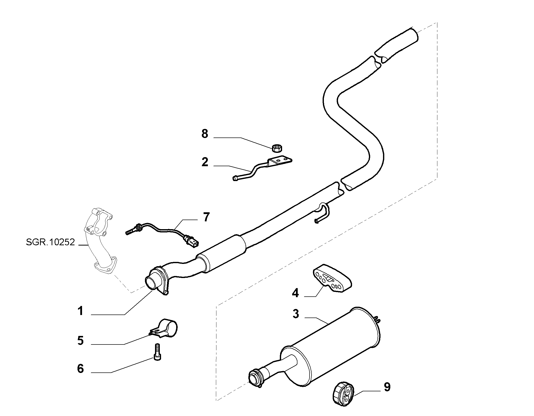 Lancia 46416588 - Държач, гърне vvparts.bg