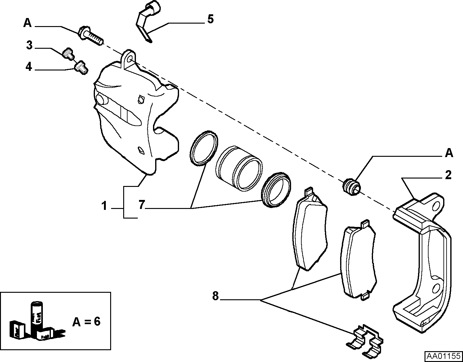 FIAT 77364581 - Спирачен апарат vvparts.bg