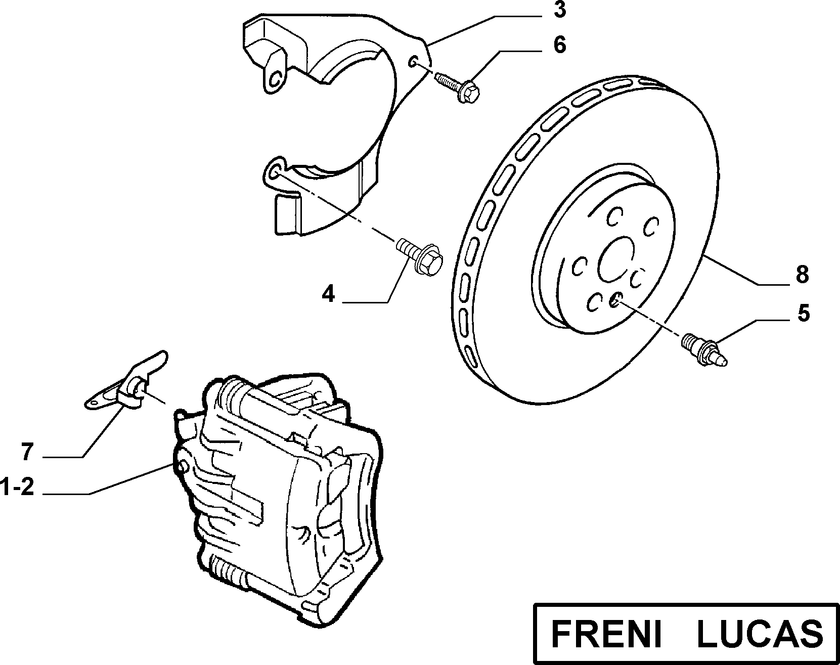 FIAT 1309393080 - Винт, спирачен апарат vvparts.bg