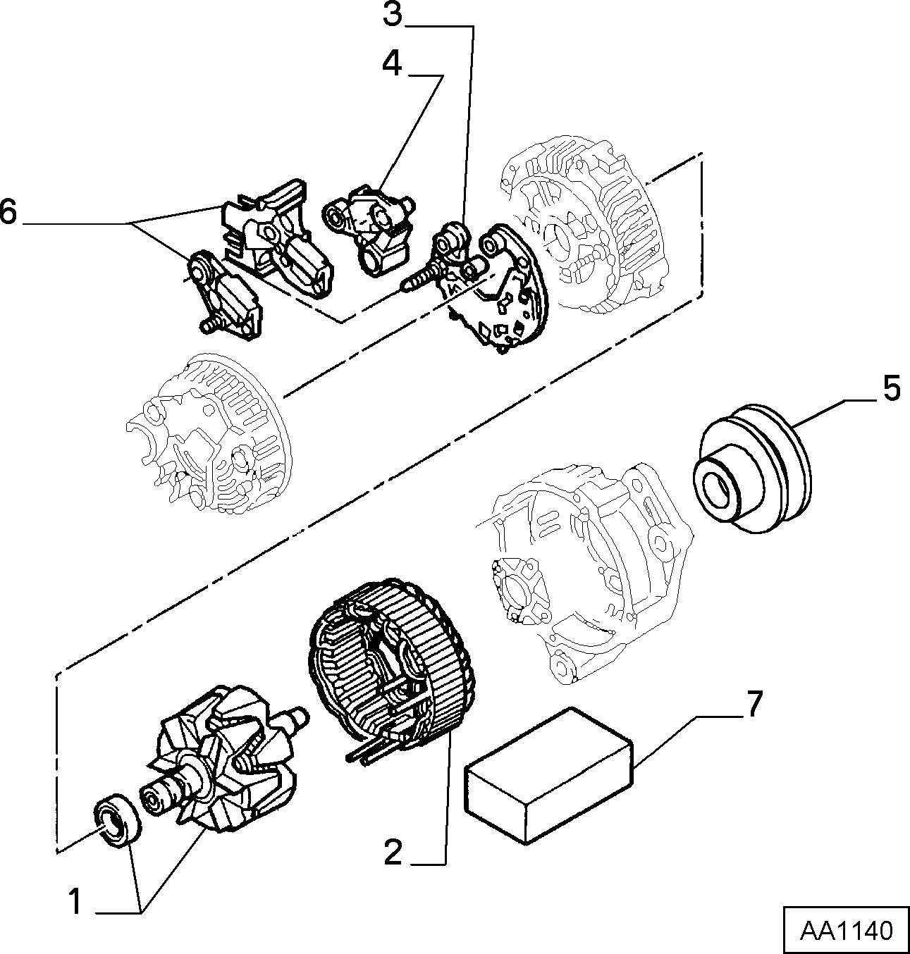 PEUGEOT 9949520 - Ремъчна шайба, генератор vvparts.bg