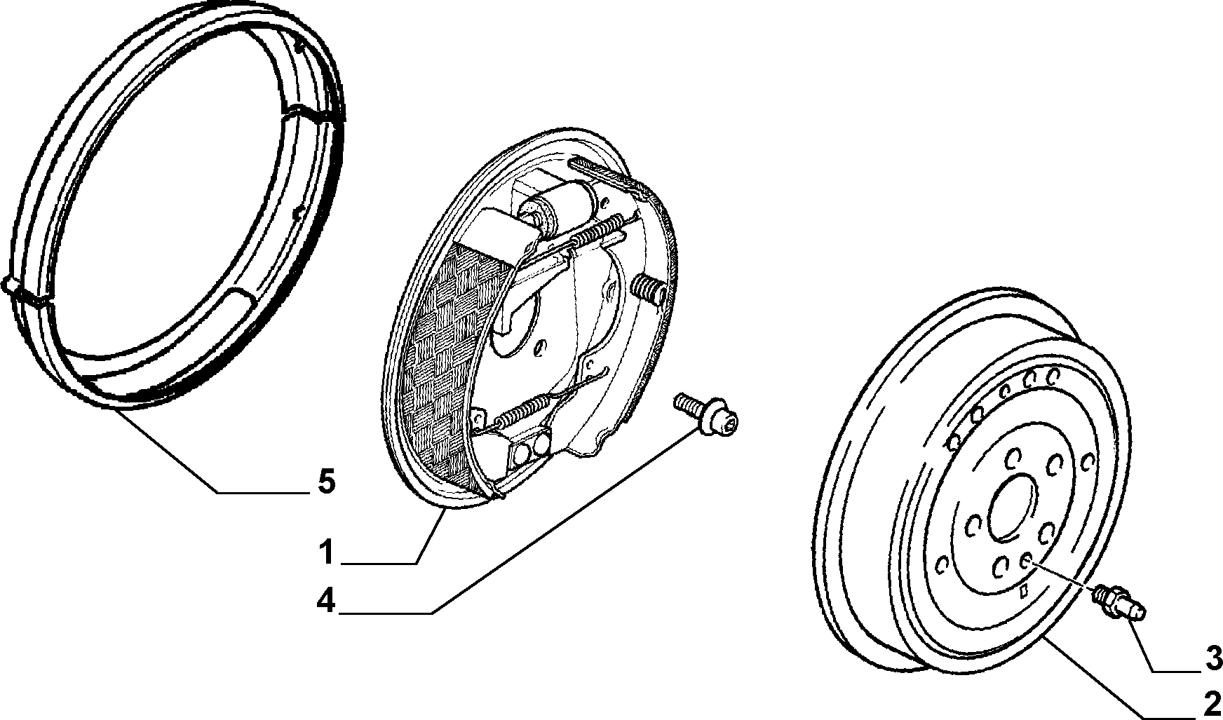 Lancia 1311823080 - Спирачен барабан vvparts.bg