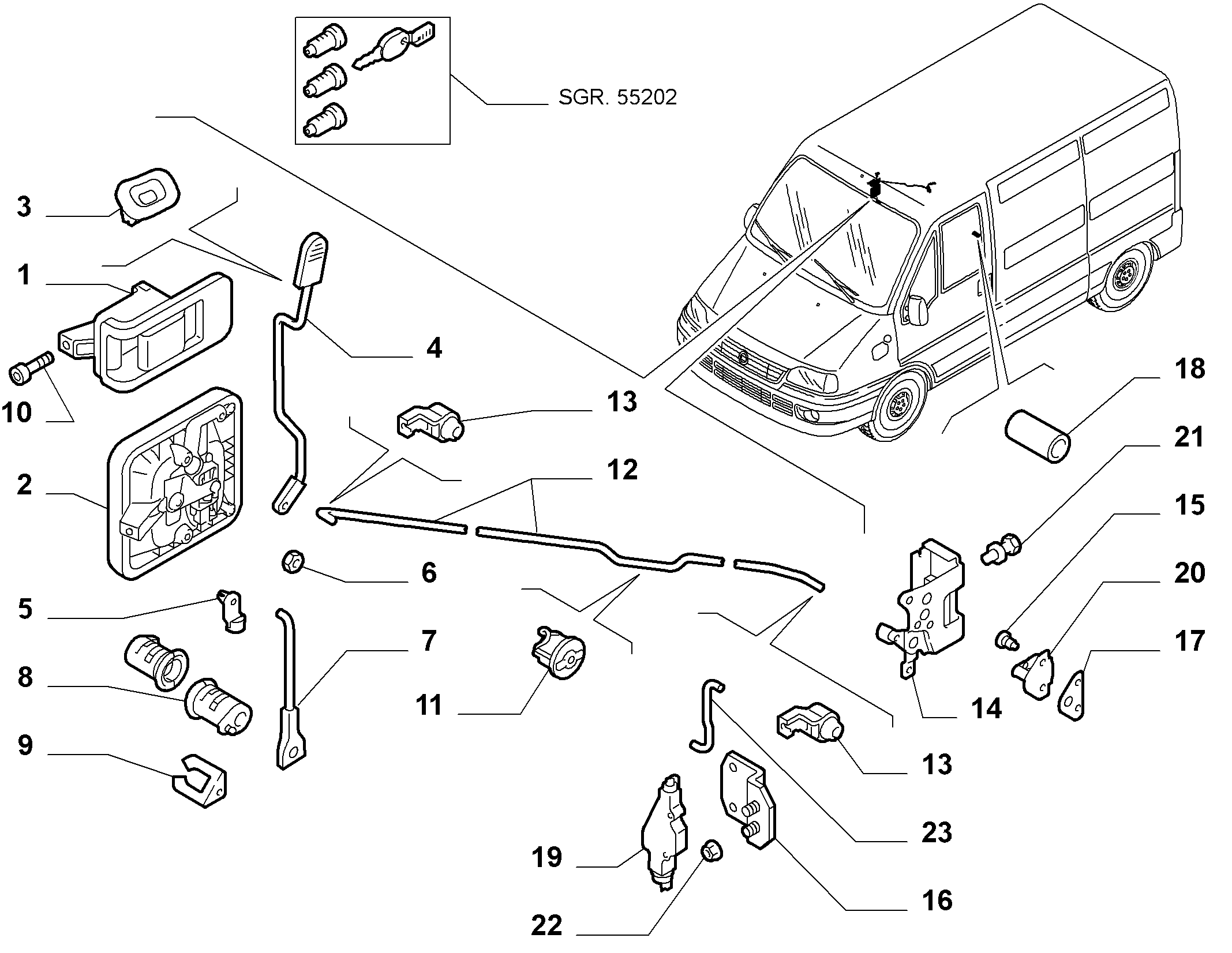 FIAT 14578082 - Клипс (щипка), декоративна / предпазна лайсна vvparts.bg