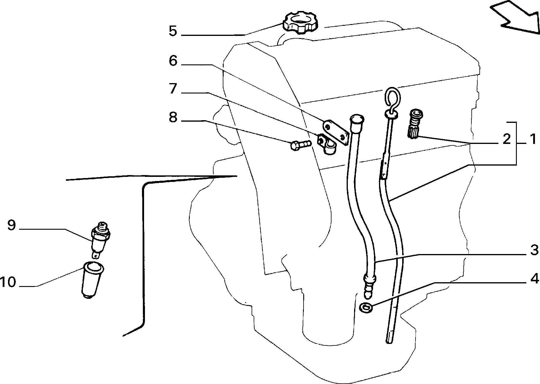 IVECO 4859914 - Датчик, налягане на маслото vvparts.bg