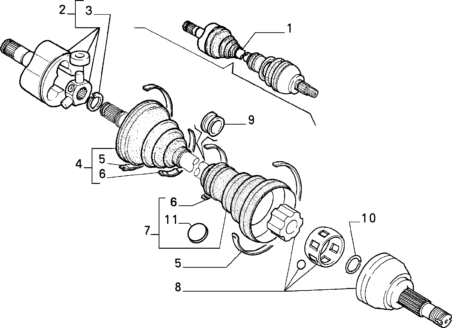 CITROËN 95 653 068 - Маншон, полуоска vvparts.bg