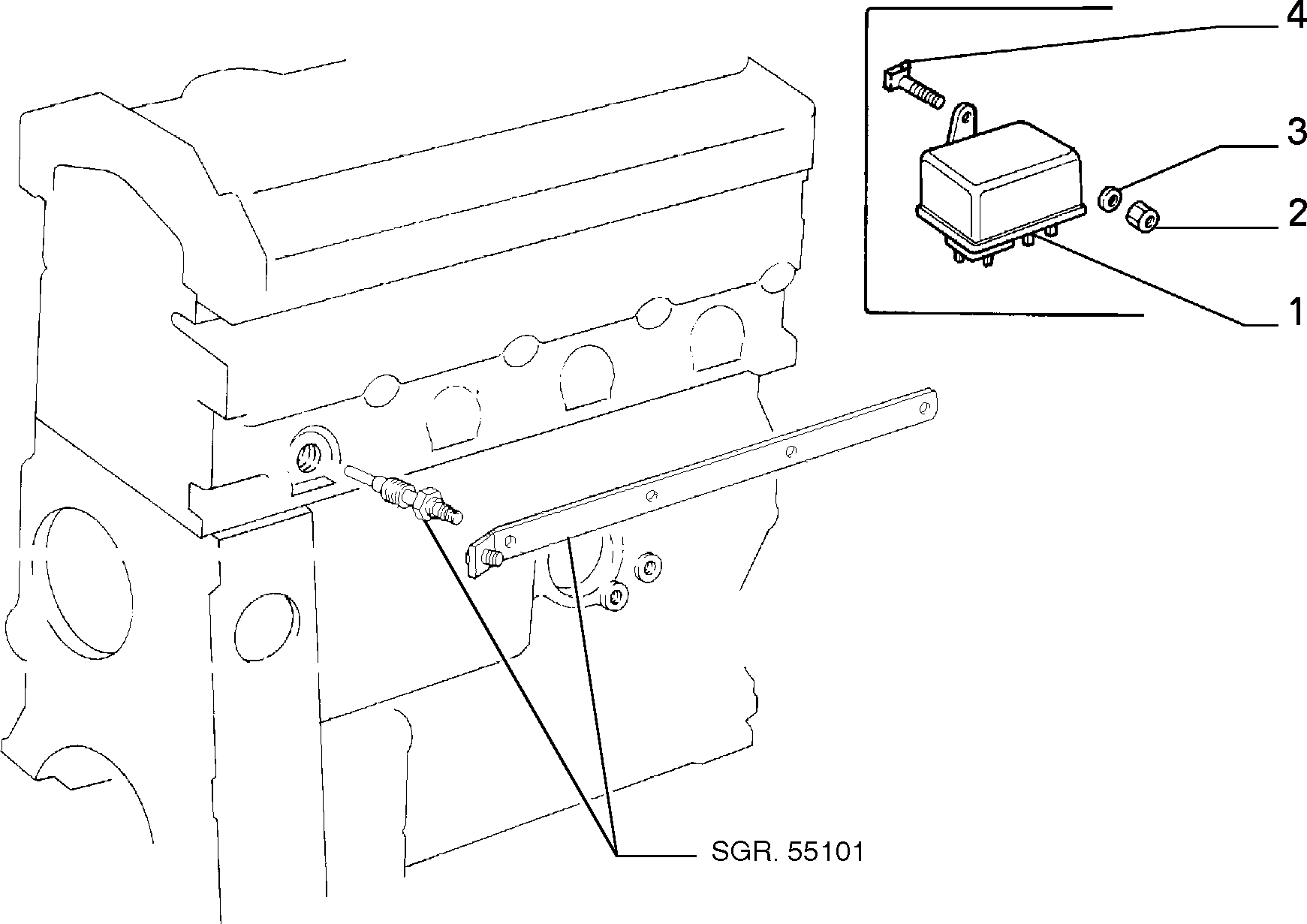 FIAT 5990986 - Управляващ блок, време за подгряване vvparts.bg