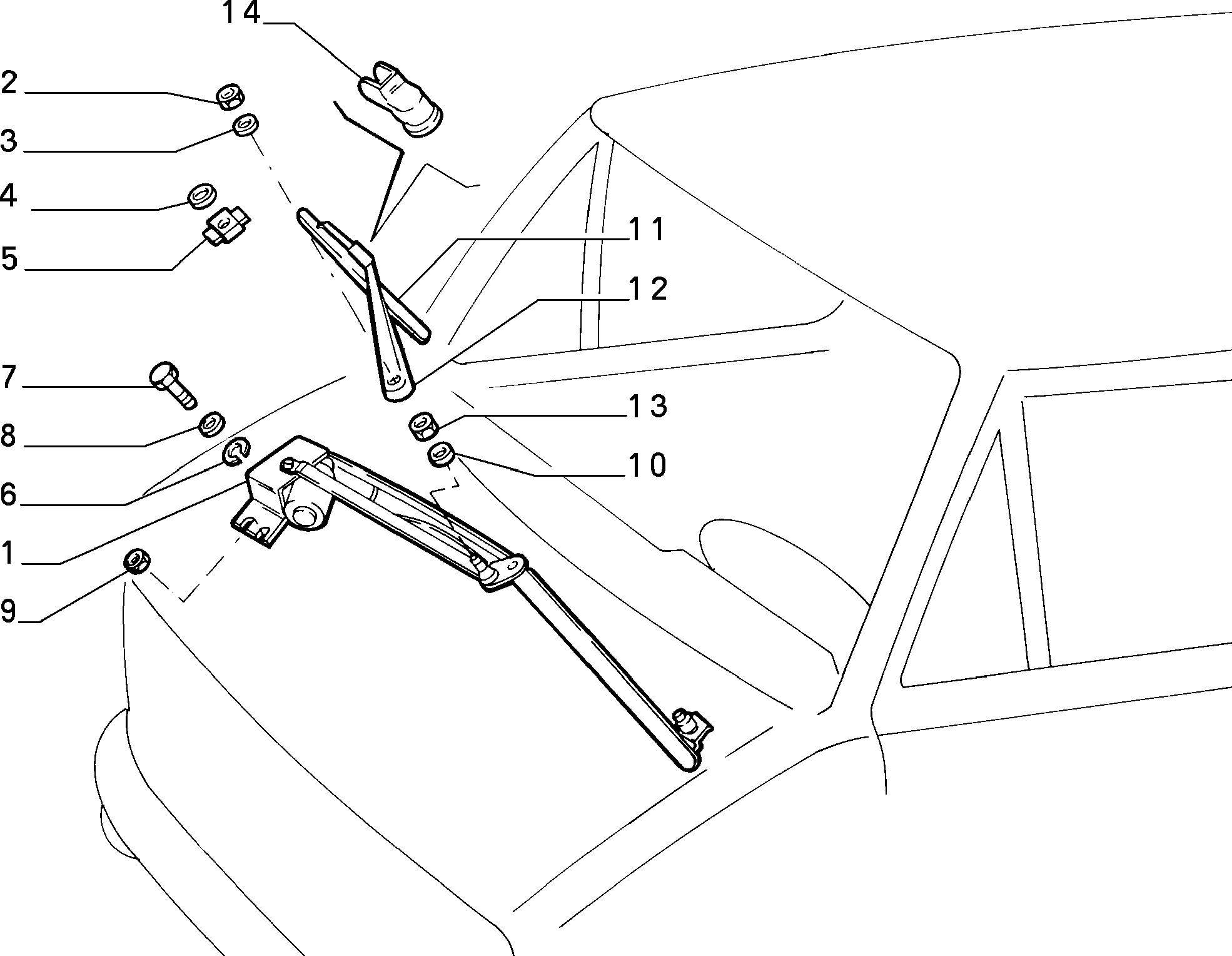 FIAT 15896211 - Гайка, изпускателен колектор vvparts.bg