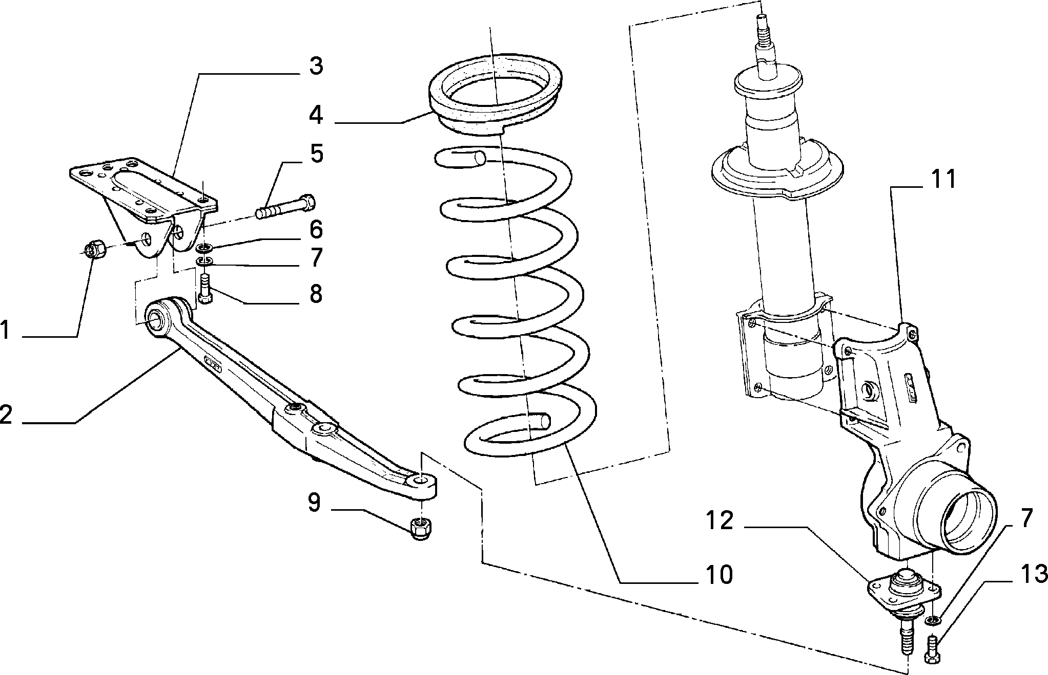 CITROËN 7 695 190 - Носач, окачване на колелата vvparts.bg