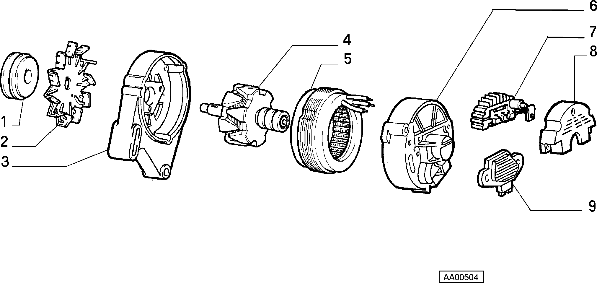 Alfa Romeo 9941193 - Регулатор на генератор vvparts.bg