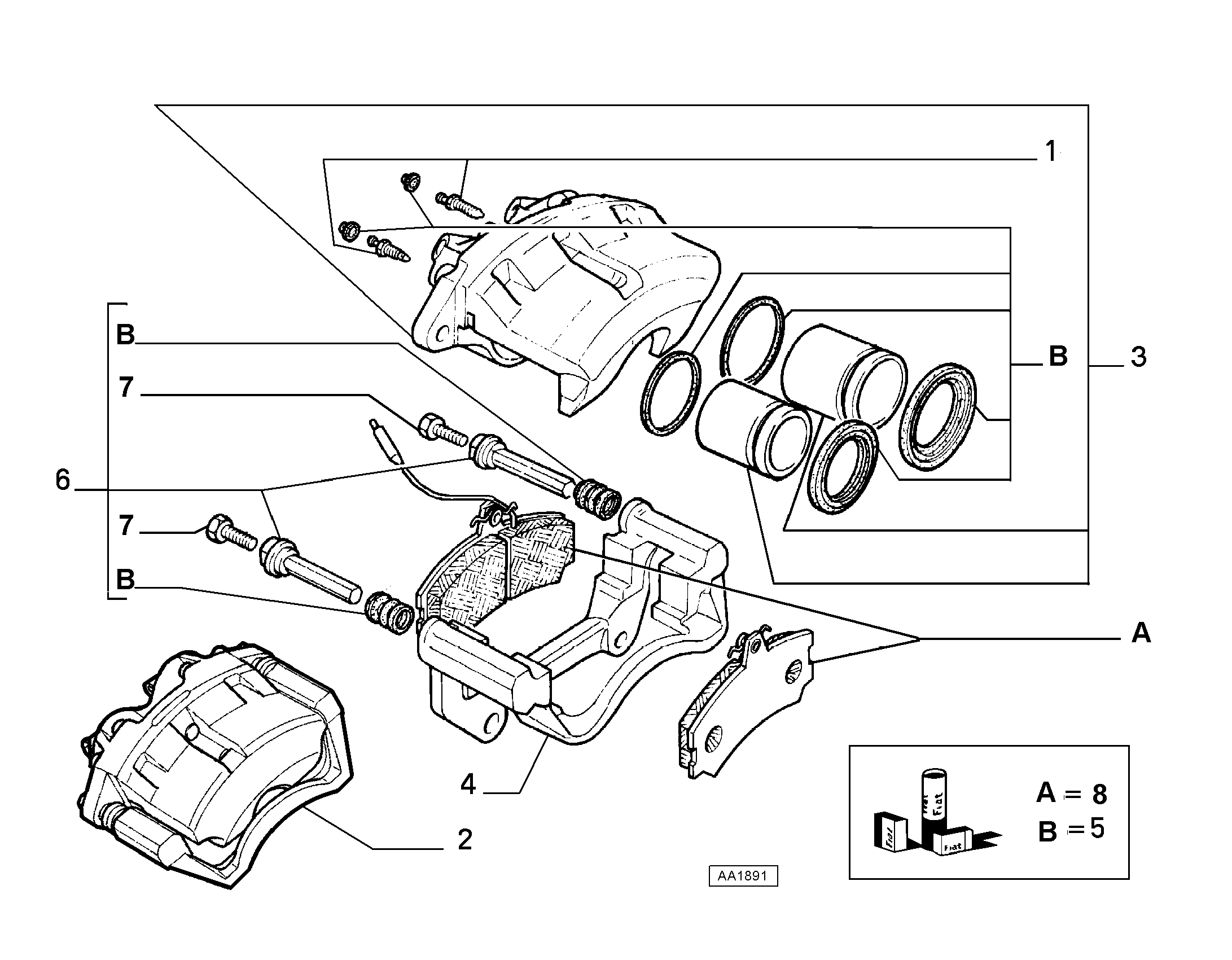 FIAT 9945804 - Спирачен апарат vvparts.bg