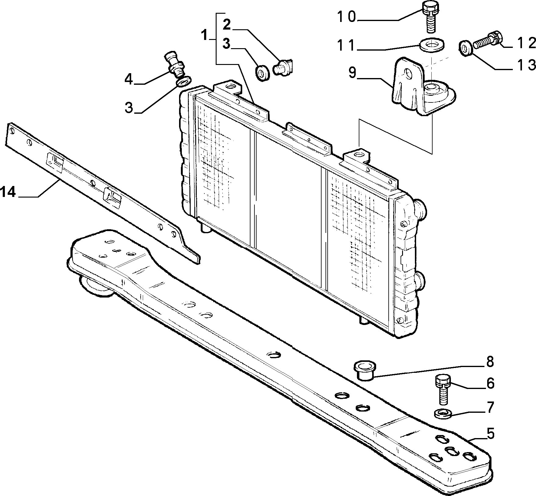 CITROËN 1311003080 - Радиатор, охлаждане на двигателя vvparts.bg