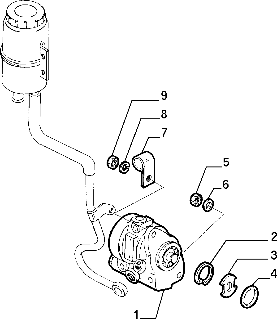 Alfarome/Fiat/Lanci 4817645 - Хидравлична помпа, кормилно управление vvparts.bg