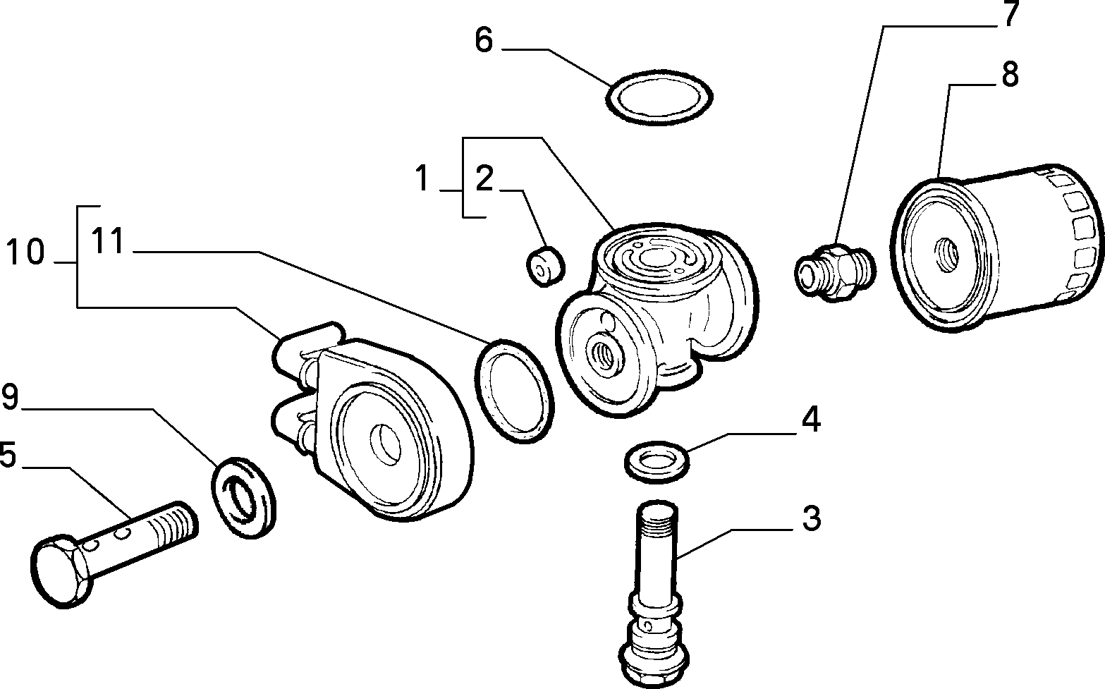 FIAT 71753740 - Маслен филтър vvparts.bg