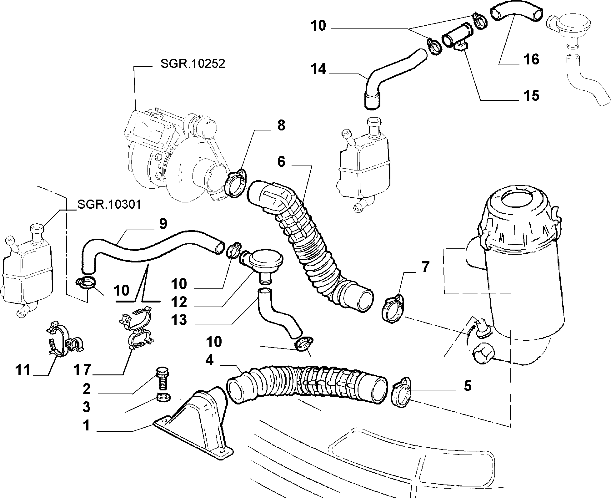 FIAT 13000890 - Въздушен филтър vvparts.bg