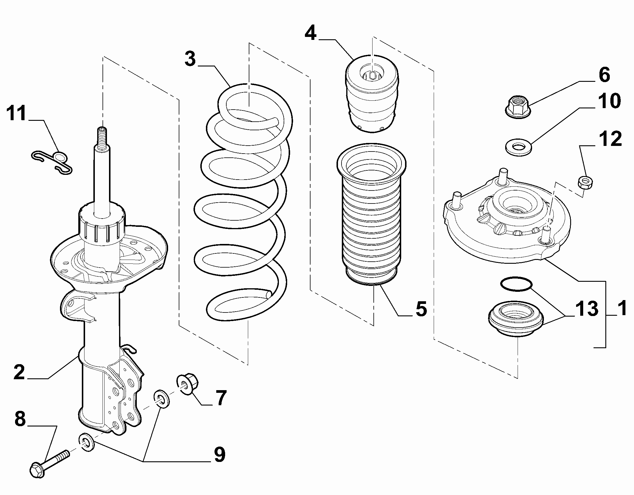 Alfa Romeo 51916658 - Тампон на макферсън vvparts.bg