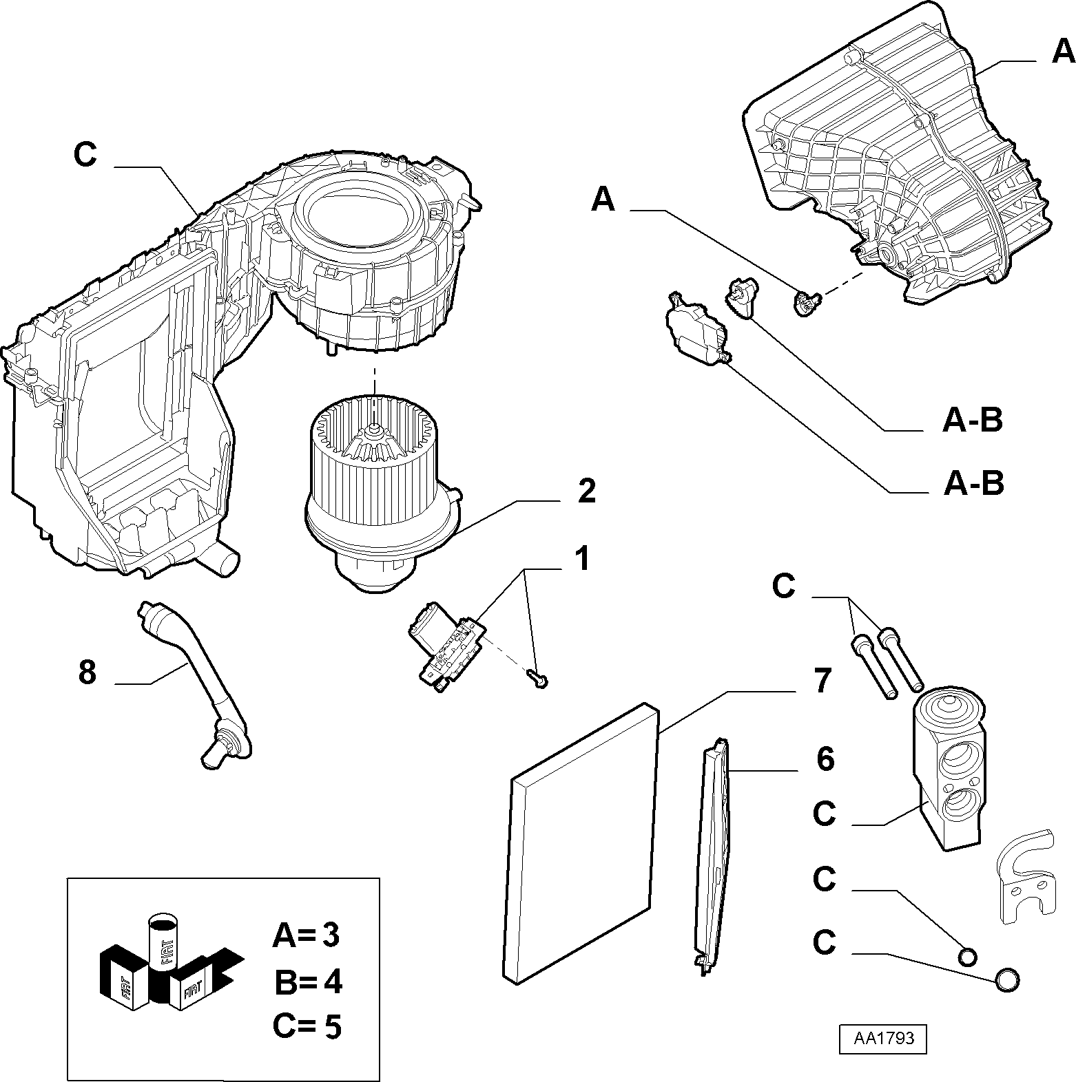 OM 77364561 - Филтър купе (поленов филтър) vvparts.bg