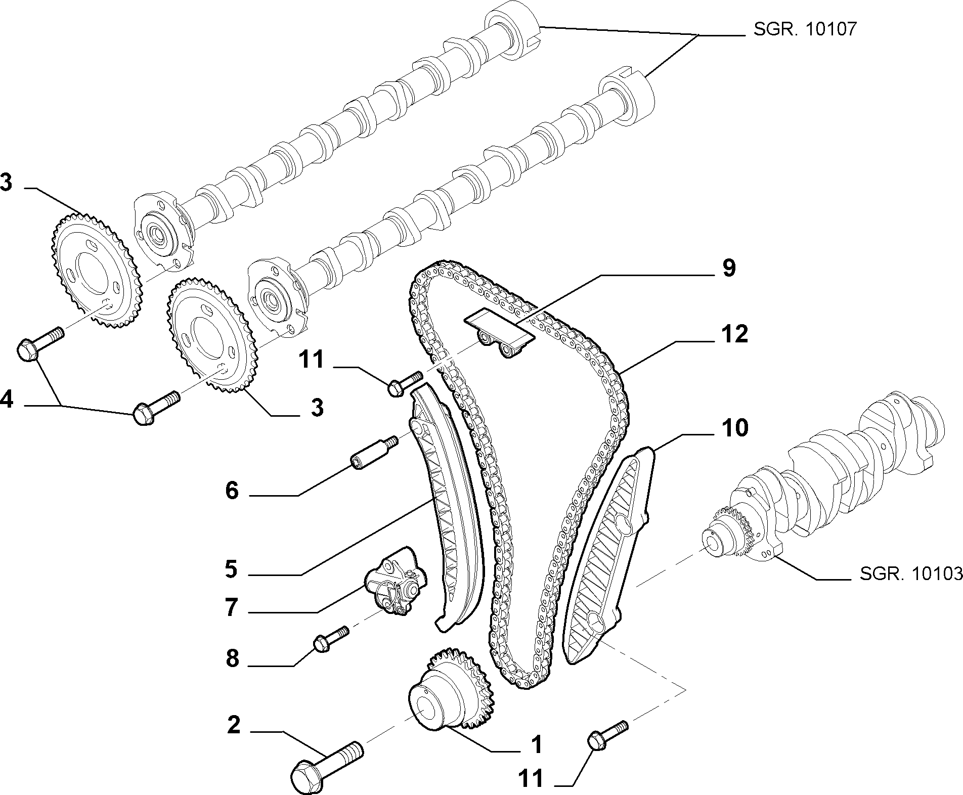 CITROËN/PEUGEOT 96 757 776 80 - Ремъчен обтегач, пистов ремък vvparts.bg