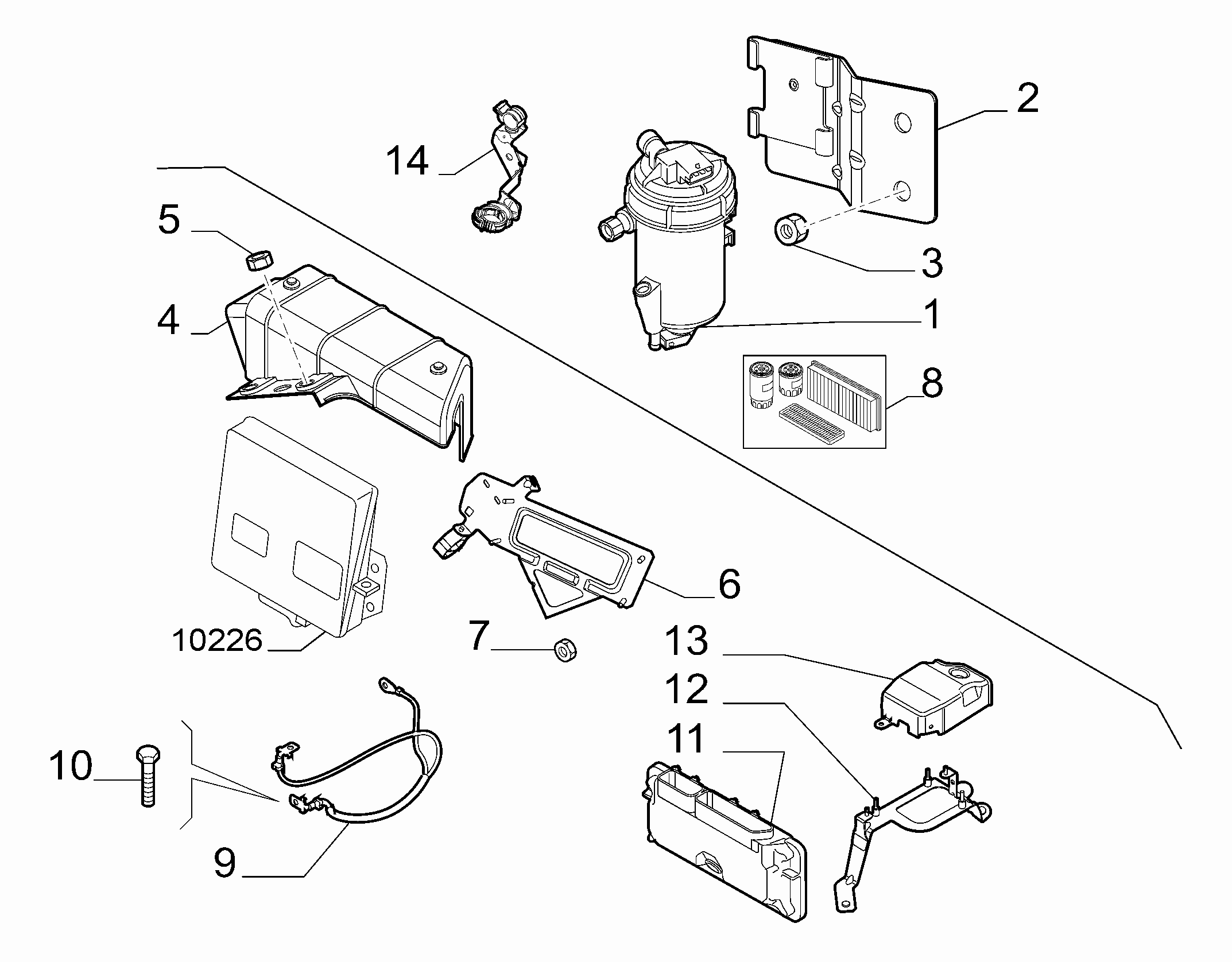 CITROËN 1362977080 - Горивен филтър vvparts.bg