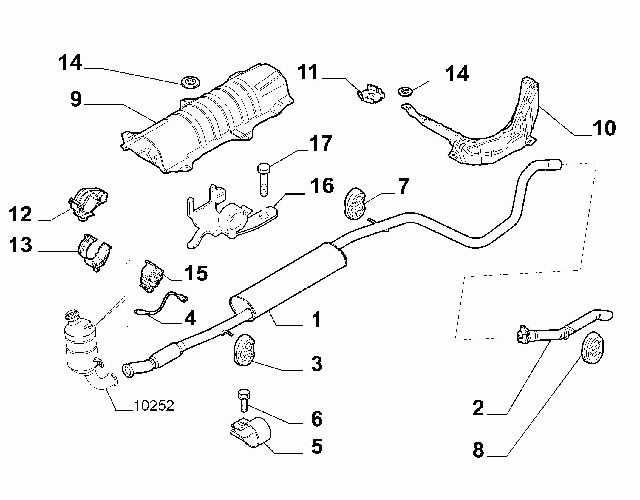 Lancia 55 19 97 93 - Ламбда-сонда vvparts.bg