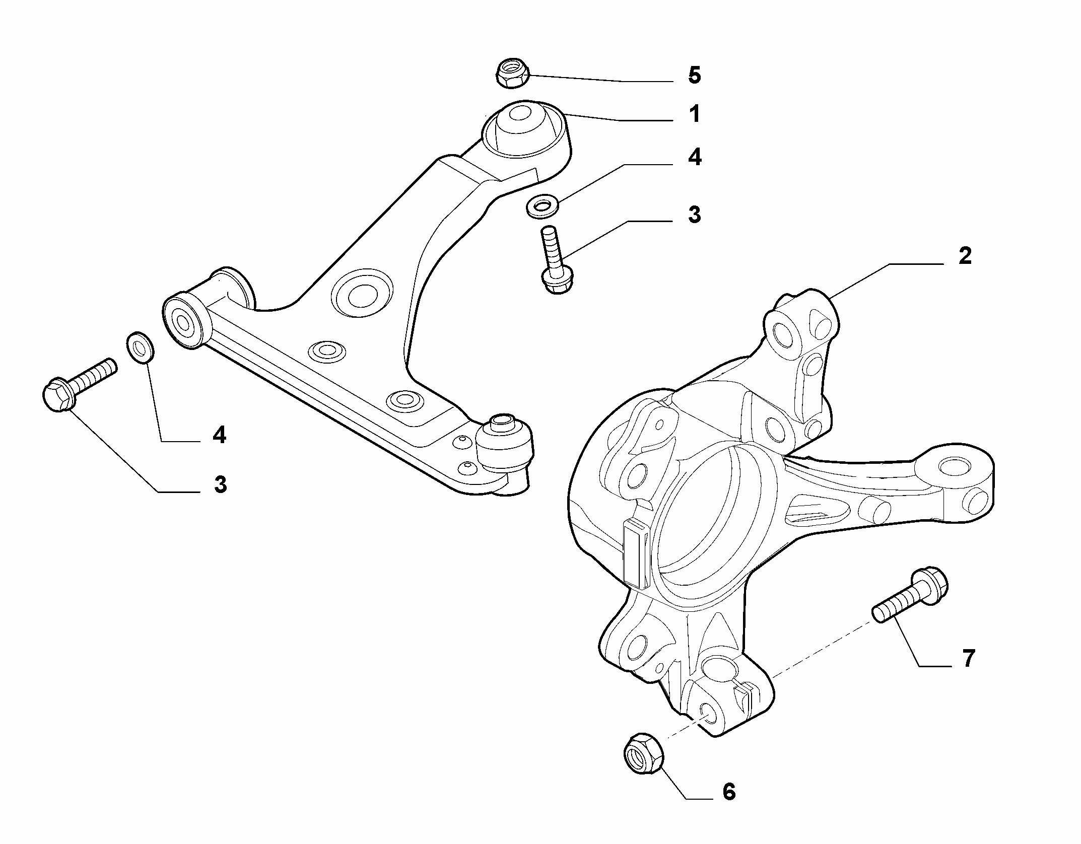 ALFA 51783056 - SWINGING ARM RH vvparts.bg