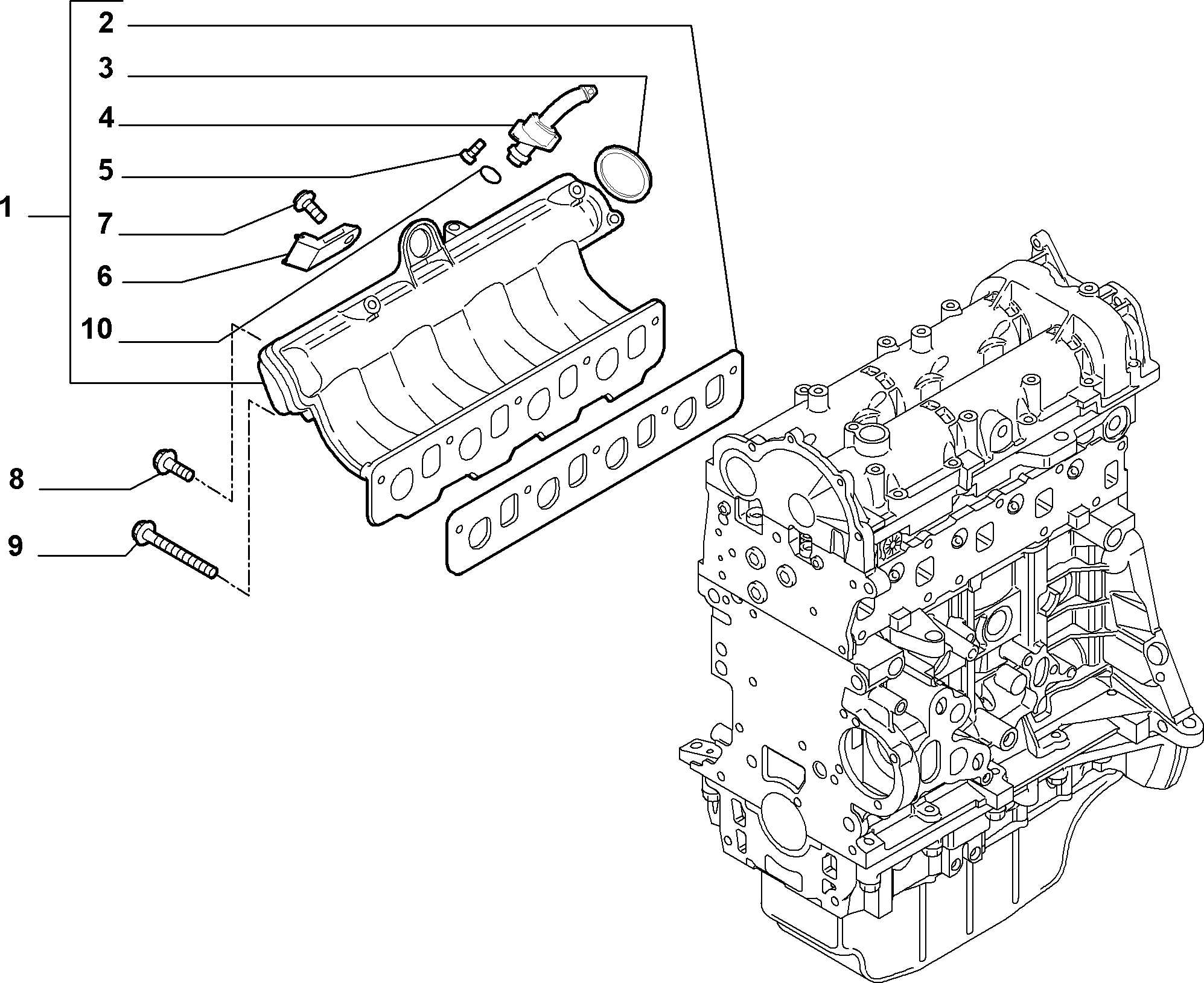 FIAT / LANCIA 55206796 - Датчик, налягане при принудително пълнене vvparts.bg