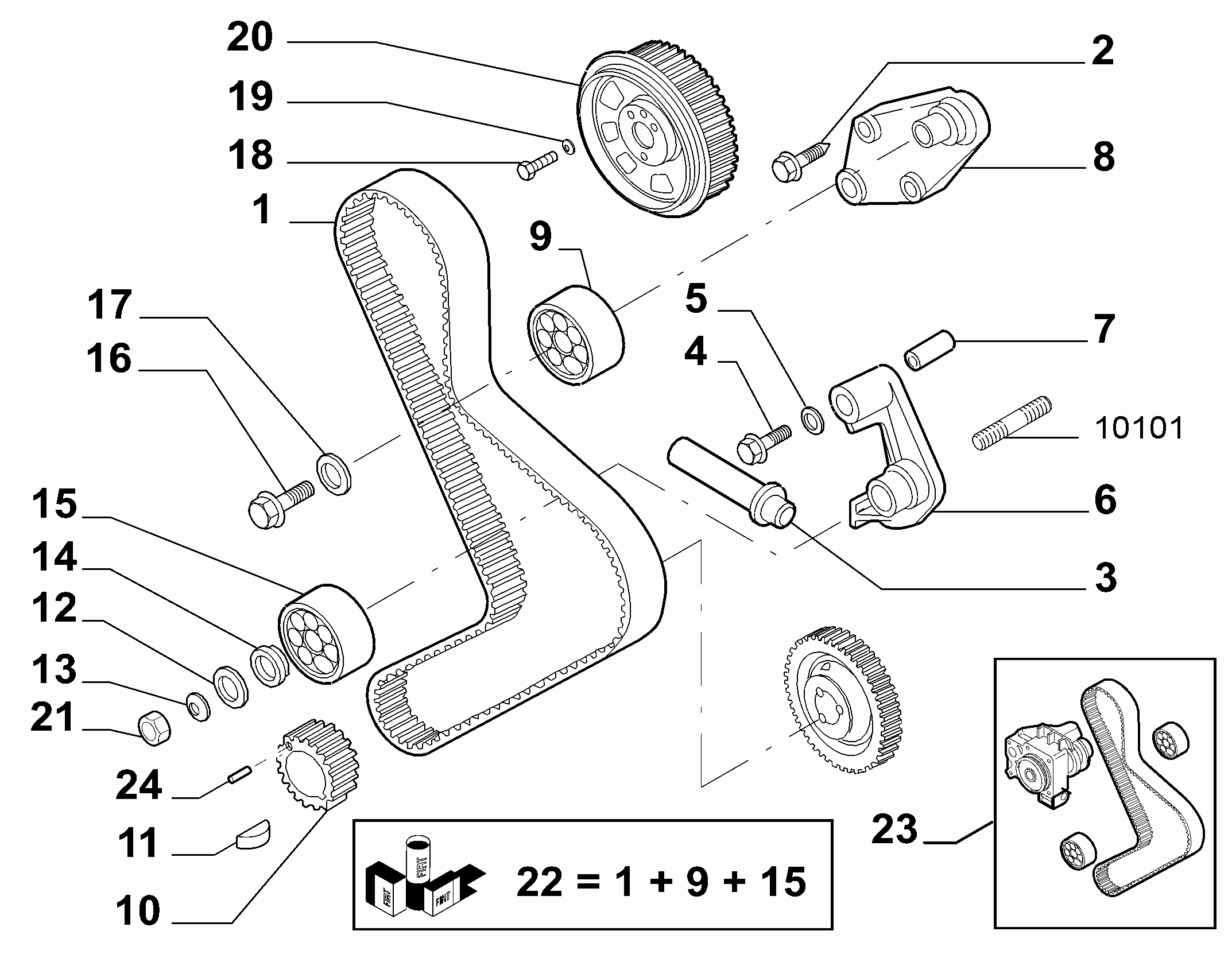 Irisbus 99456476 - Ангренажен ремък vvparts.bg