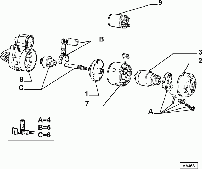 FIAT 9948135 - Зъбно колелце, стартер vvparts.bg