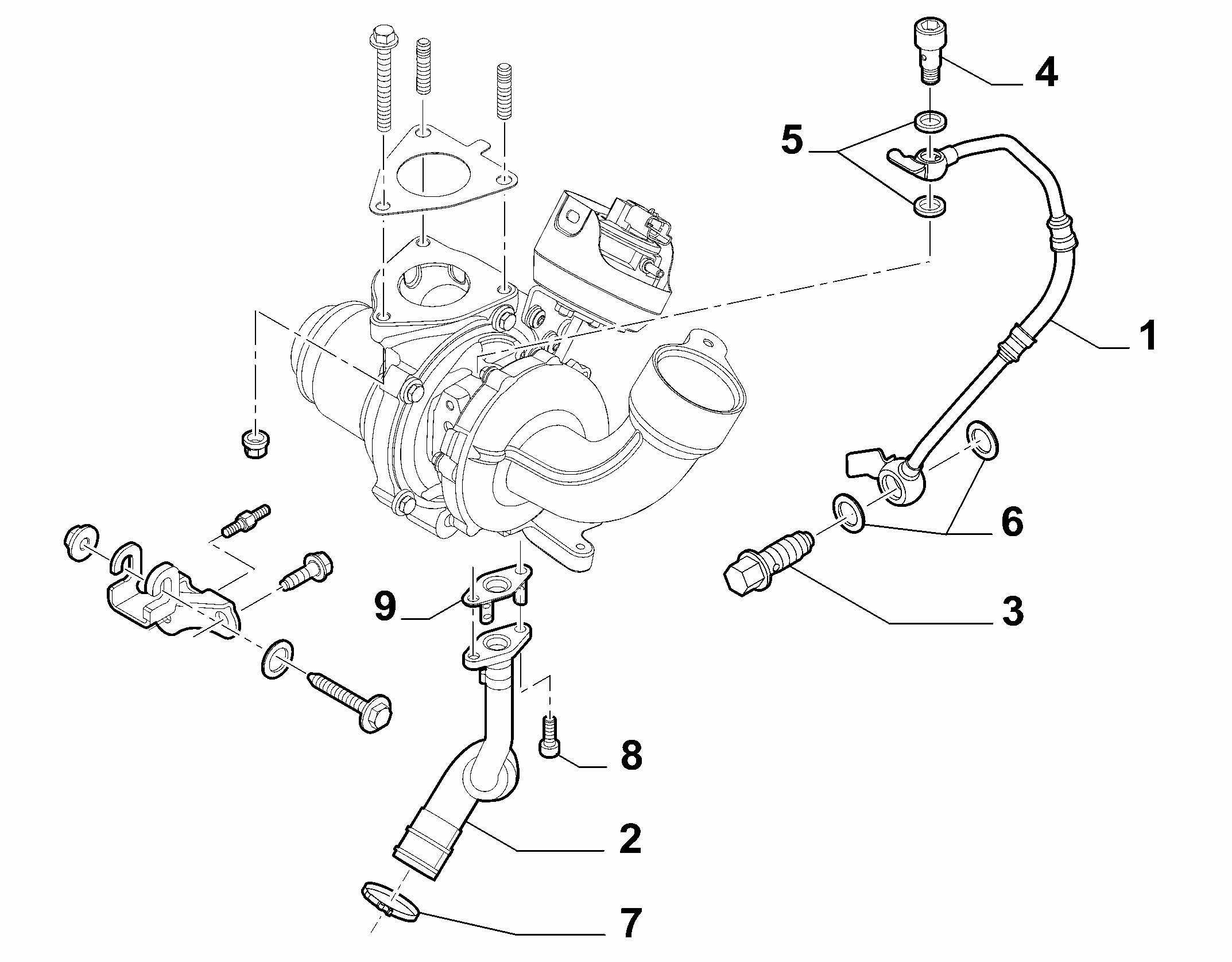 FIAT 9400157089 - Уплътнение, турбина vvparts.bg