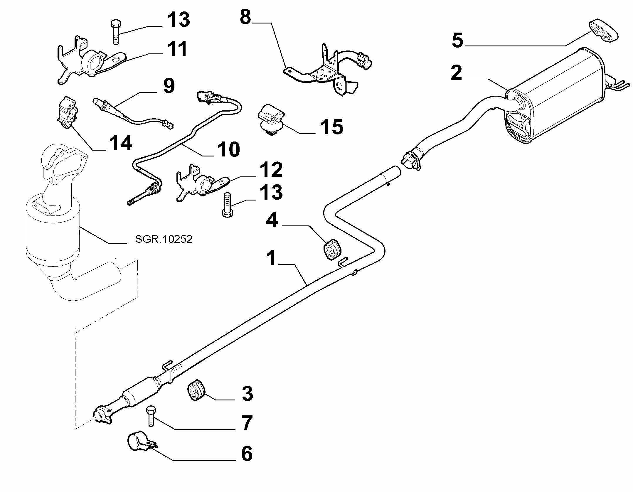 Abarth 51 80 12 78 - Ламбда-сонда vvparts.bg