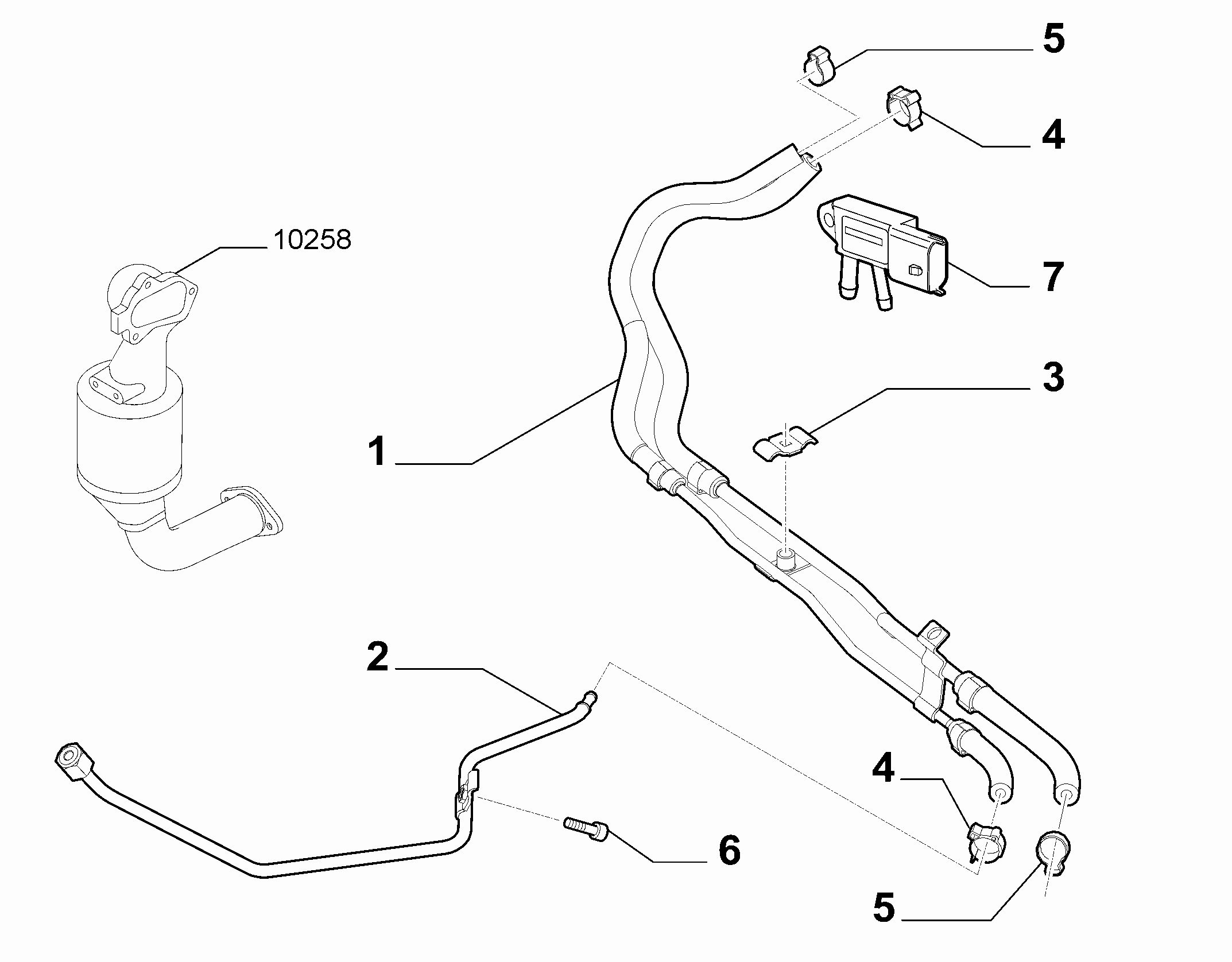 FERRARI 519 0841 1 - Сензор, налягане изпускателен колектор vvparts.bg