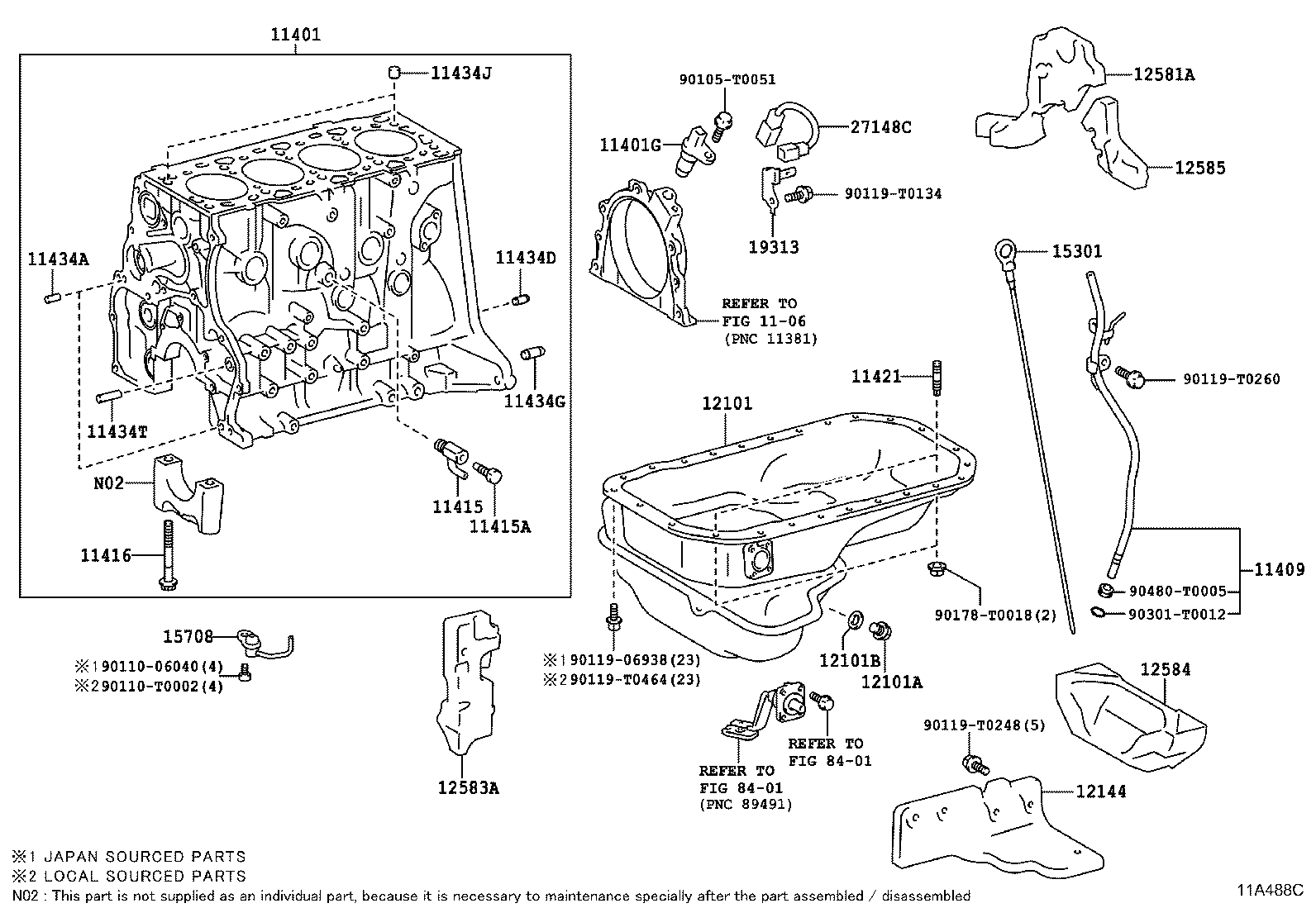 TOYOTA 90341-T0004 - Болтова пробка, маслен картер vvparts.bg