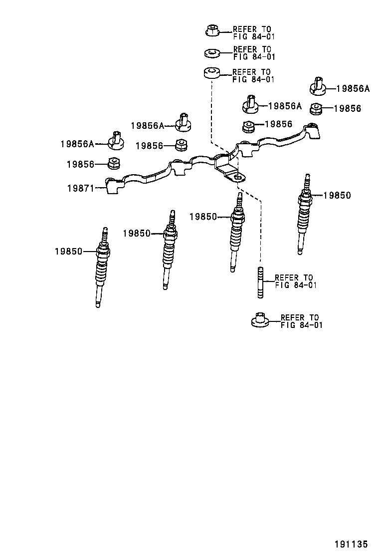 Suzuki 1985054150 - Подгревна свещ vvparts.bg