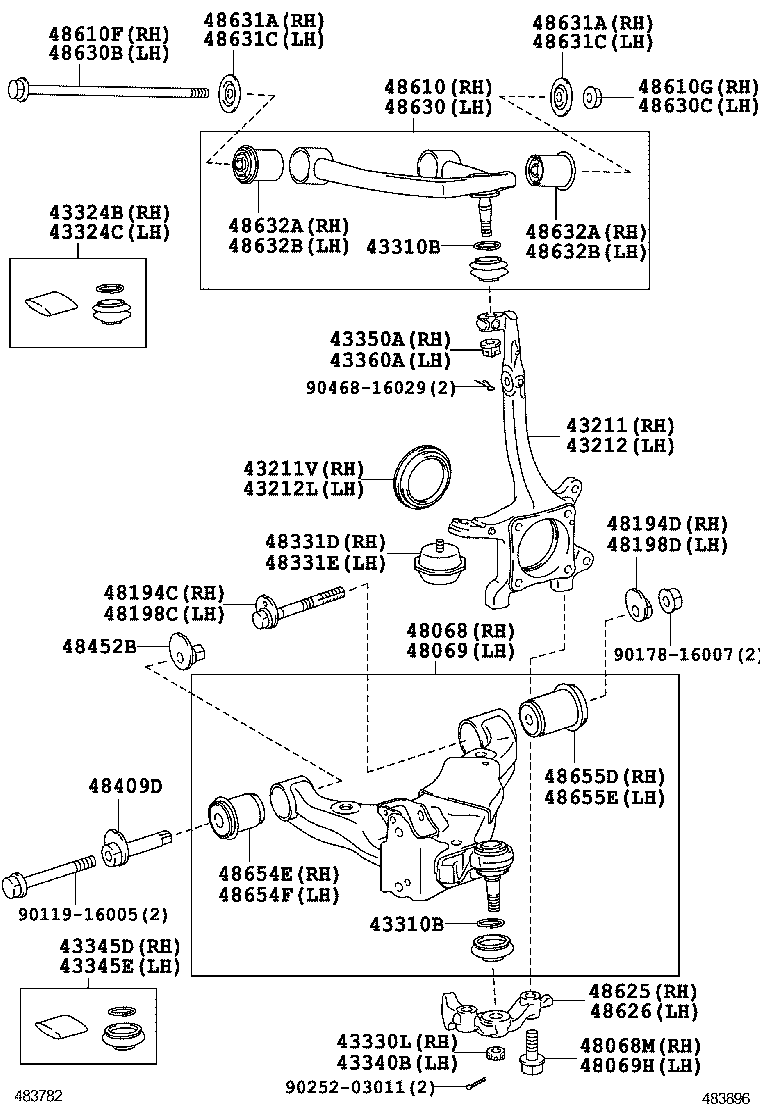 TOYOTA 90316-72001 - Комплект колесен лагер vvparts.bg