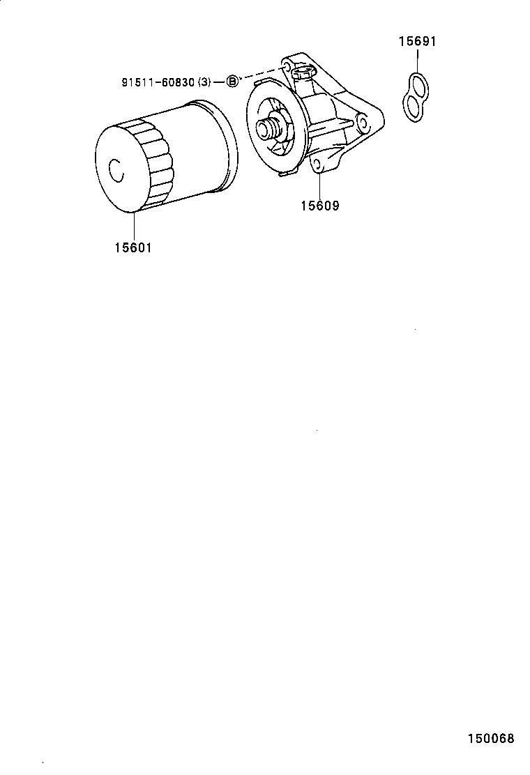 Opel 90915-03002 - Маслен филтър vvparts.bg